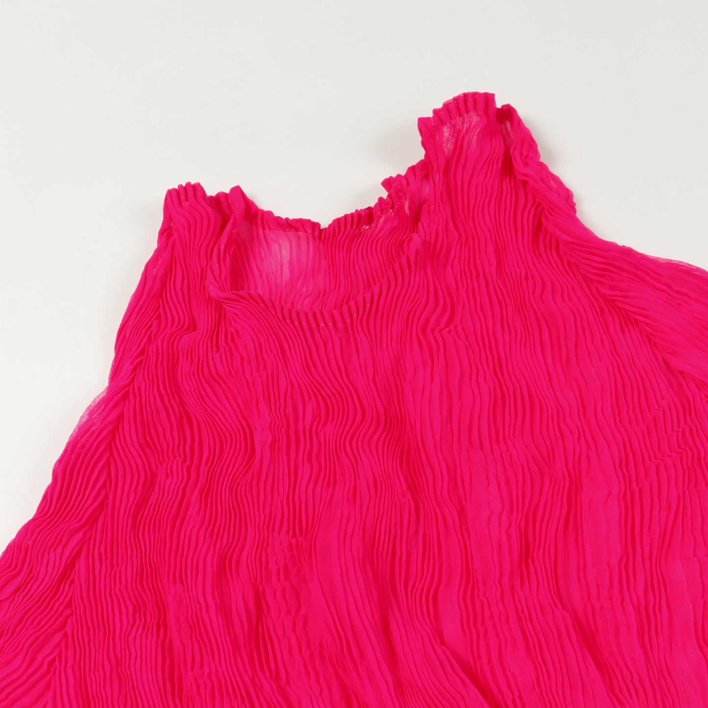 プリーツ トップス 半袖 ピンク イッセイミヤケ トップス ISSEY MIYAKE