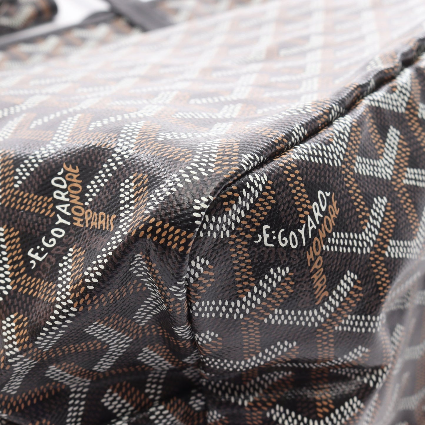 サンルイPM ハンドバッグ トートバッグ コーティングキャンバス レザー ブラック マルチカラー ゴヤール バッグ GOYARD