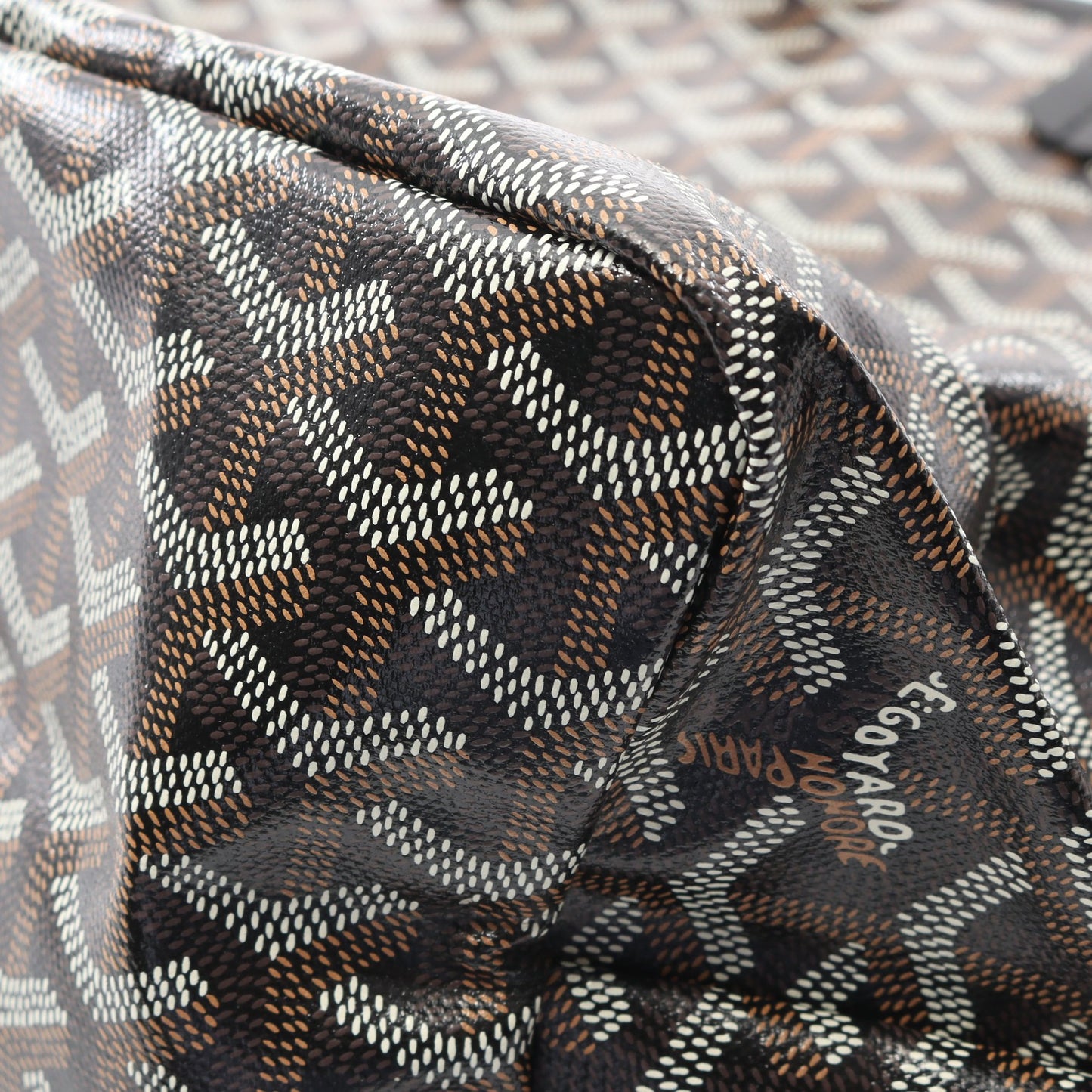 サンルイPM ハンドバッグ トートバッグ コーティングキャンバス レザー ブラック マルチカラー ゴヤール バッグ GOYARD