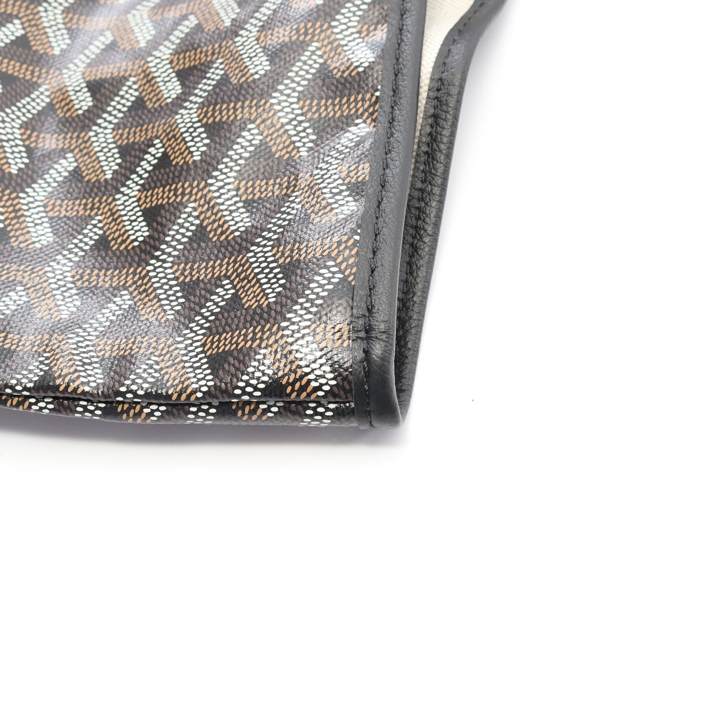 サンルイPM ハンドバッグ トートバッグ コーティングキャンバス レザー ブラック マルチカラー ゴヤール バッグ GOYARD