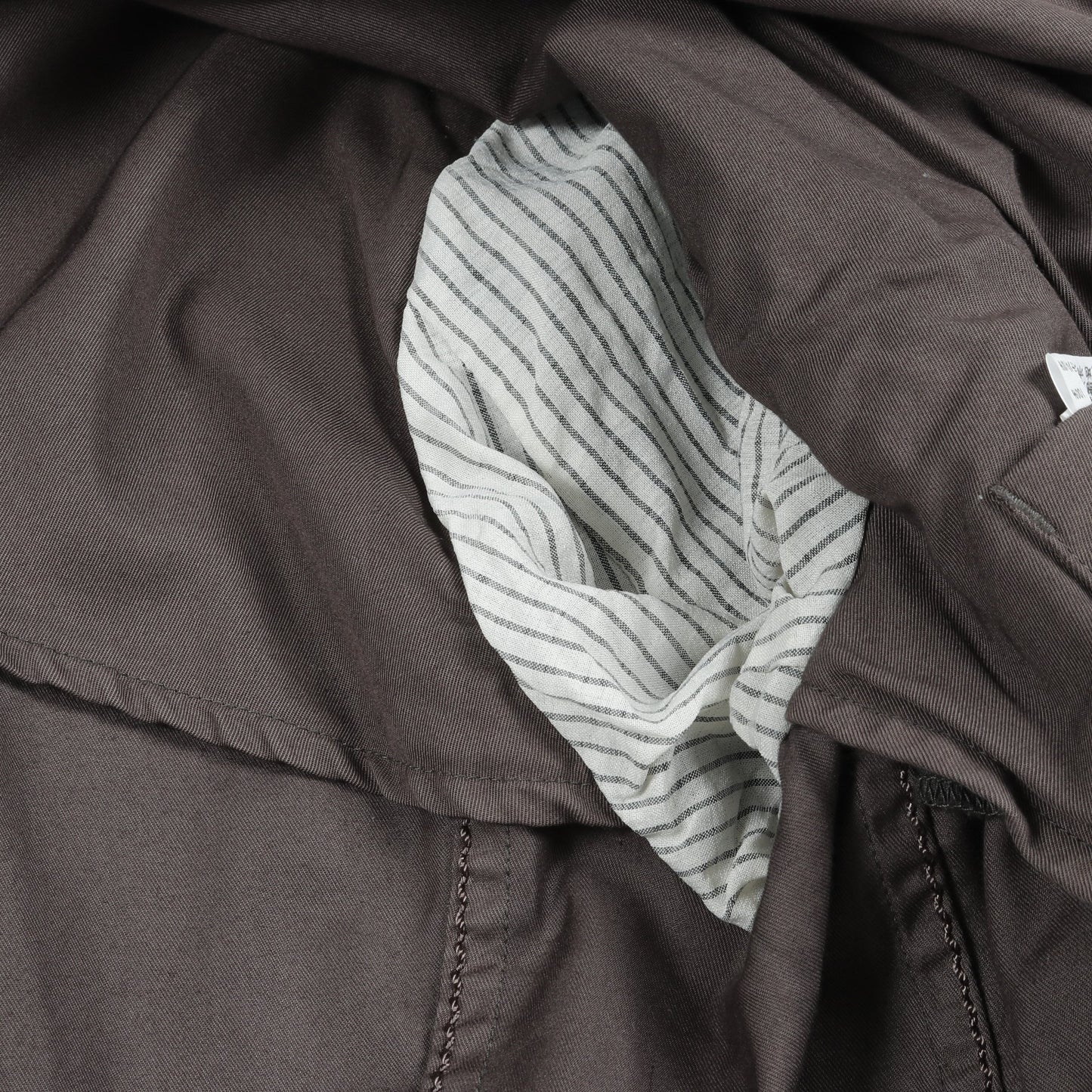 ジャケット コットン ブラウン イッセイミヤケ アウター ISSEY MIYAKE