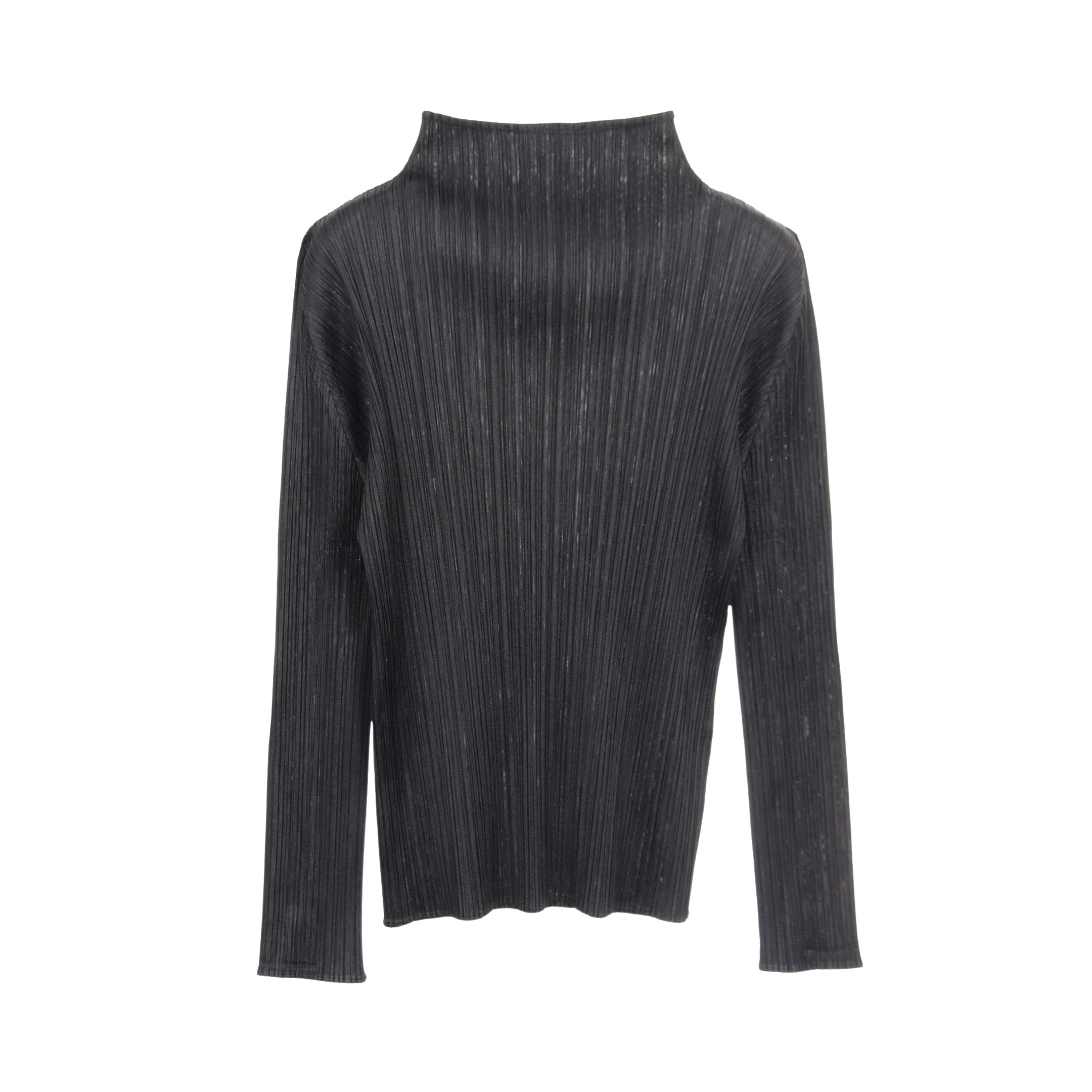 プリーツプリーズ　タートルネック ワンピース カットソー 長袖 プリーツプリーズ タートルネック ワンピース カットソー 長袖 PLEATS