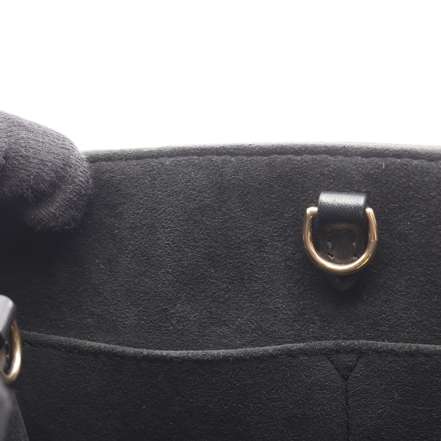 オンザゴーPM モノグラムアンプラント ノワール ハンドバッグ レザー ブラック 2WAY ルイヴィトン バッグ LOUIS VUITTON
