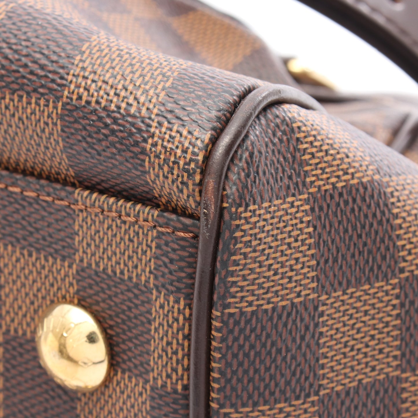トレヴィPM ダミエエベヌ ハンドバッグ PVC レザー ブラウン 2WAY ルイヴィトン バッグ LOUIS VUITTON