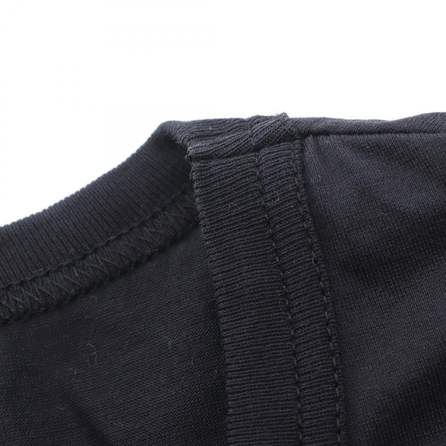 Tシャツ クルーネック ロゴ刺繍 コットン ブラック モンクレール トップス MONCLER
