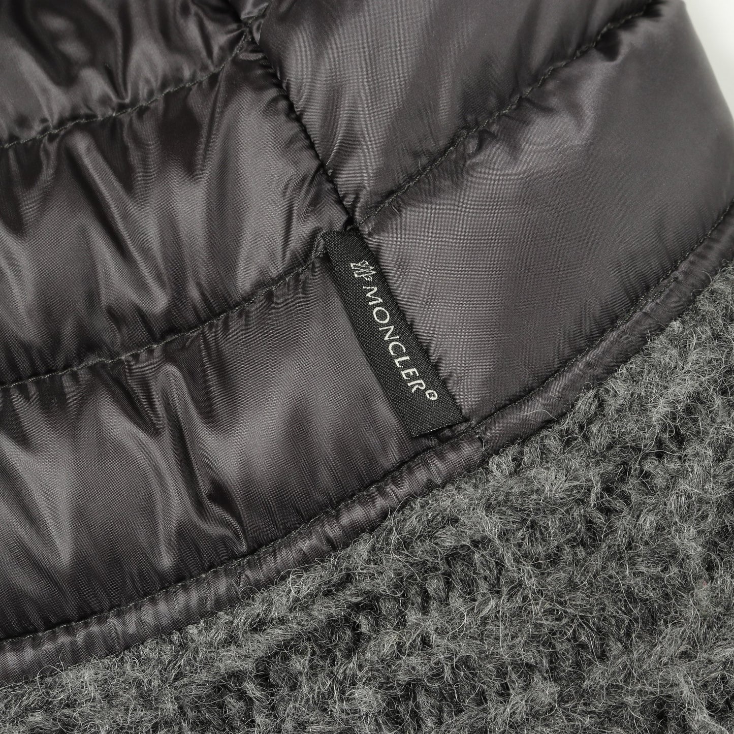 MAR ダウンベスト ナイロン グレー ダークグレー 切替 モンクレール アウター MONCLER