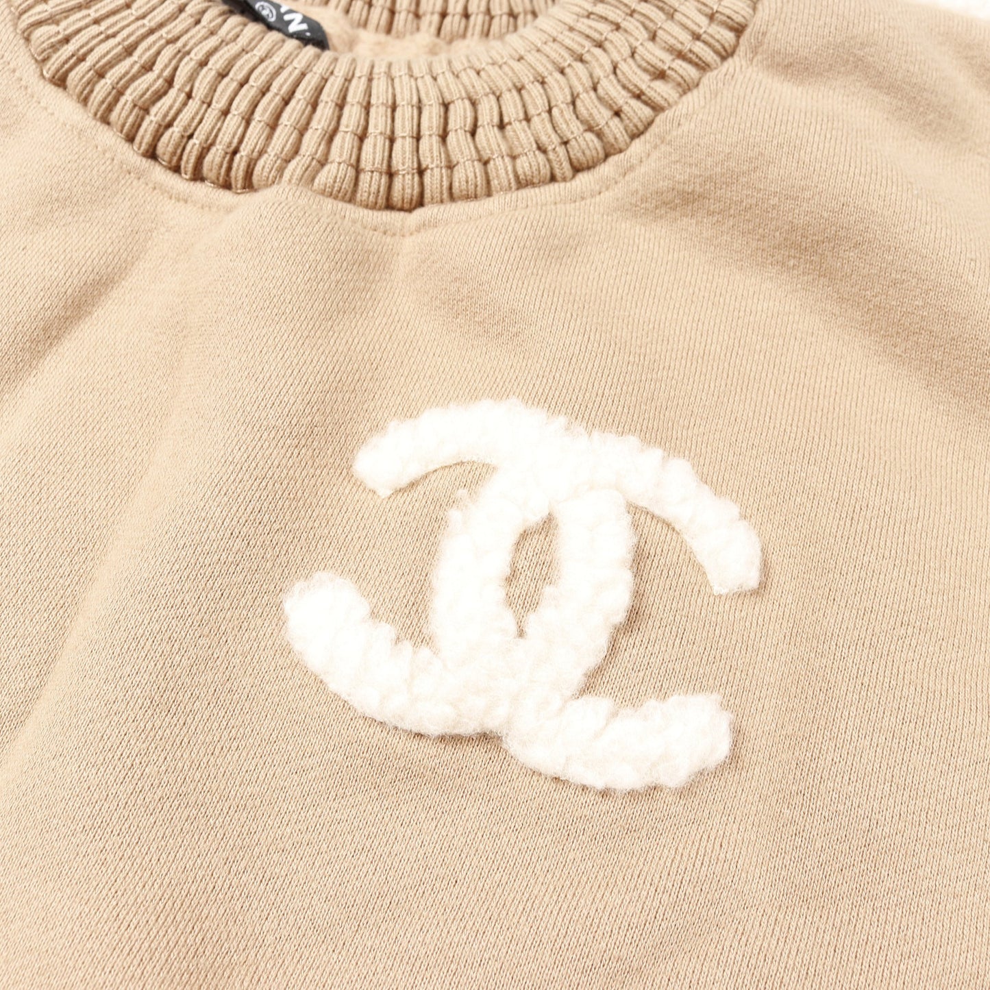 ココマーク トレーナー スウェットシャツ コットン ベージュ シャネル トップス CHANEL