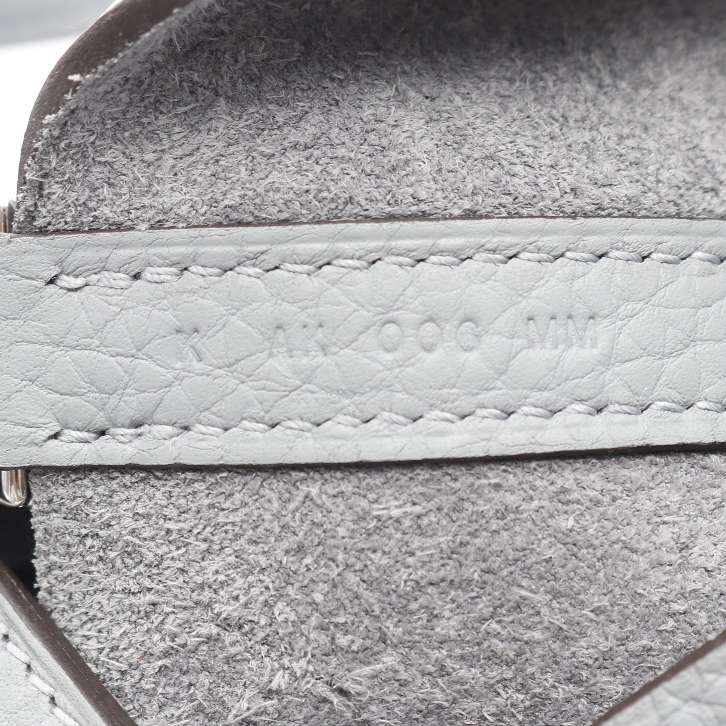 ピコタンロックPM グリパンタン ハンドバッグ トリヨンクレマンス グレー シルバー金具 K刻印 エルメス バッグ HERMES