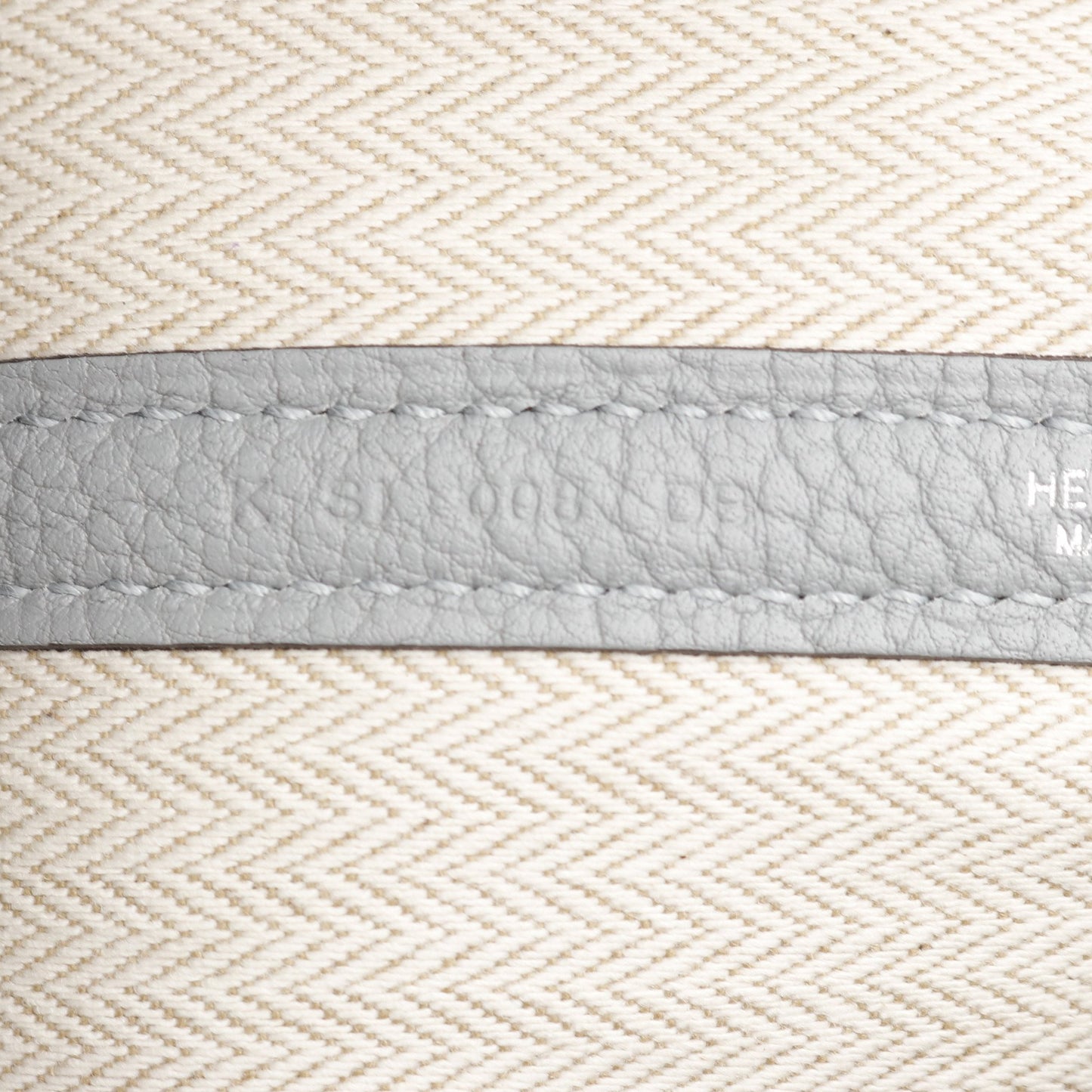 ガーデンパーティTPM グリパンタン ハンドバッグ トートバッグ ネゴンダ グレー シルバー金具 K刻印 エルメス バッグ HERMES
