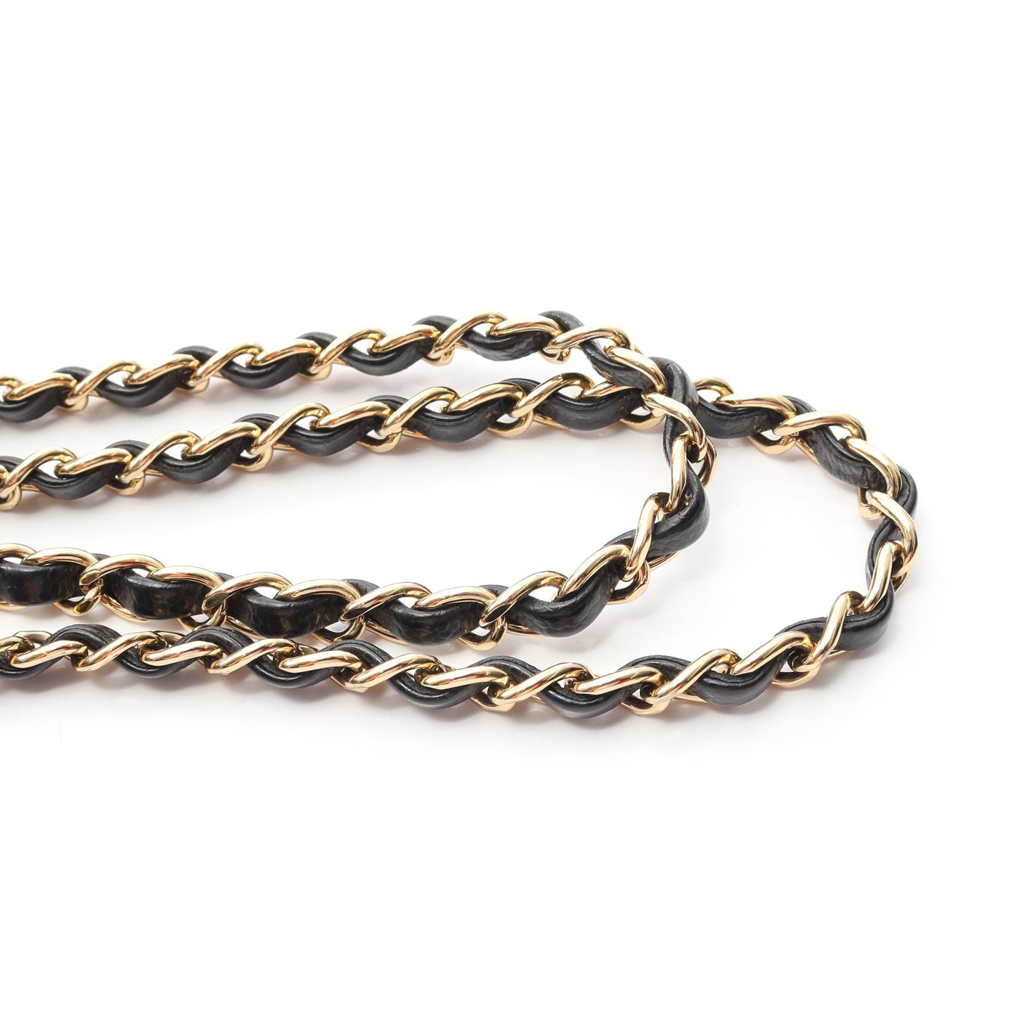 マトラッセ Wフラップ Wチェーンショルダーバッグ キャビアスキン ブラック ゴールド金具 シャネル バッグ CHANEL