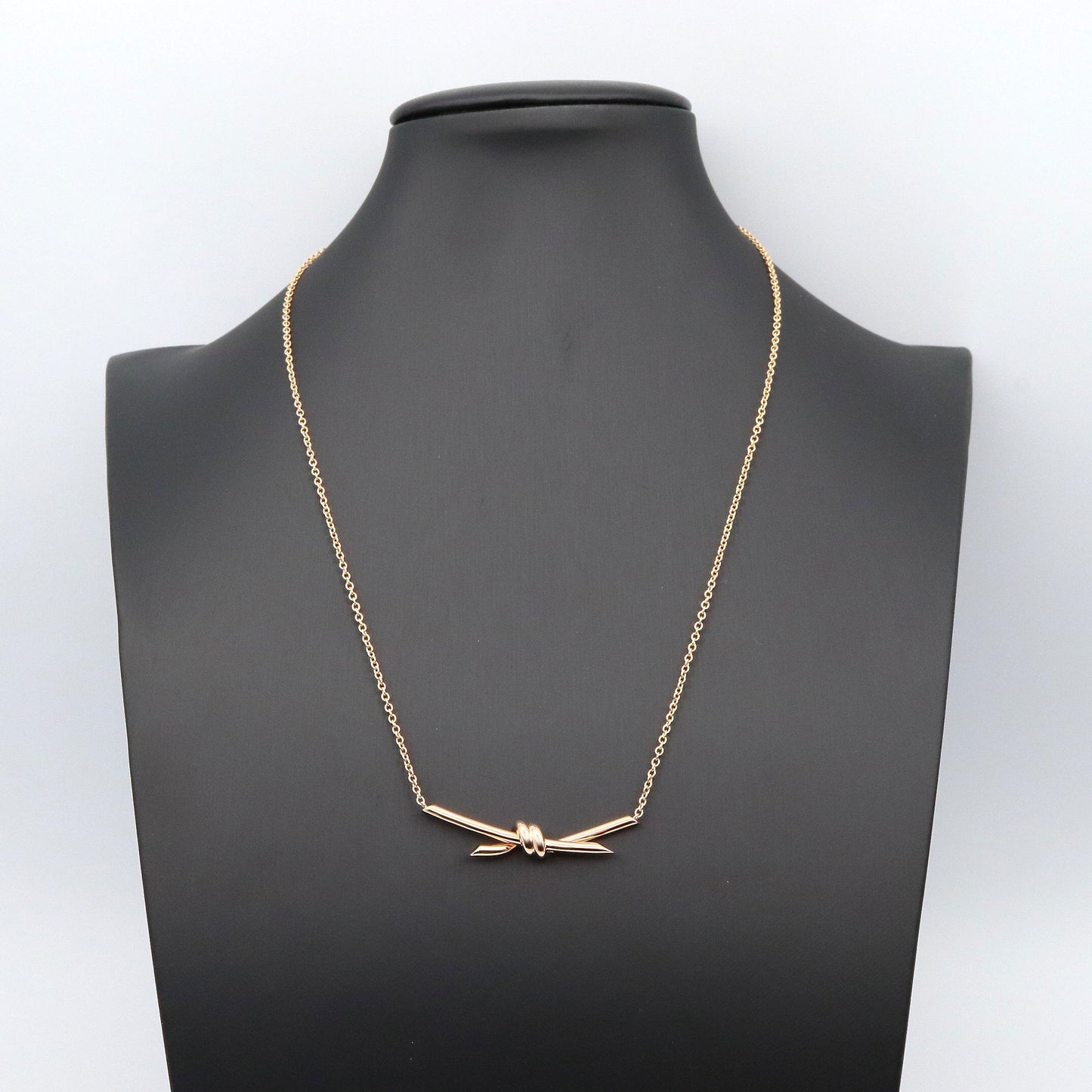 ノット ネックレス ネックレス K18PG ゴールド ピンクゴールド アクセサリー TIFFANY & Co.