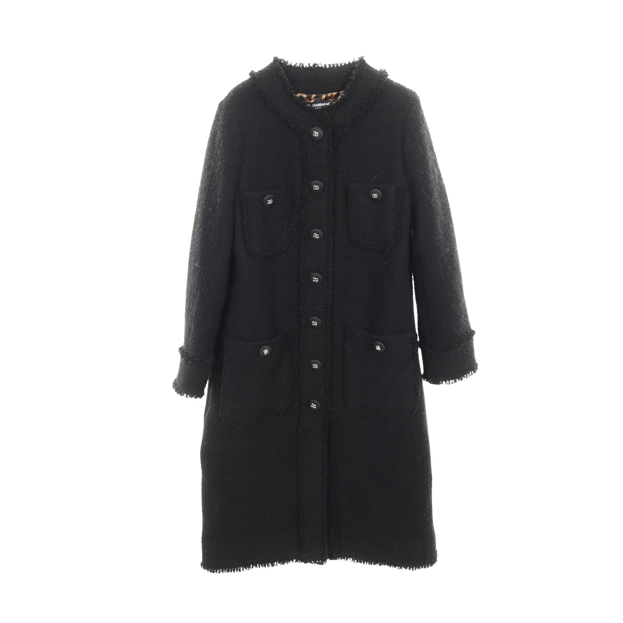 ✨ドルチェ&ガッバーナ✨ハウンドトゥース コート DGロゴ　パールボタン ✨ドルチェ&ガッバーナ✨ハウンドトゥース コート DGロゴ パールボタン