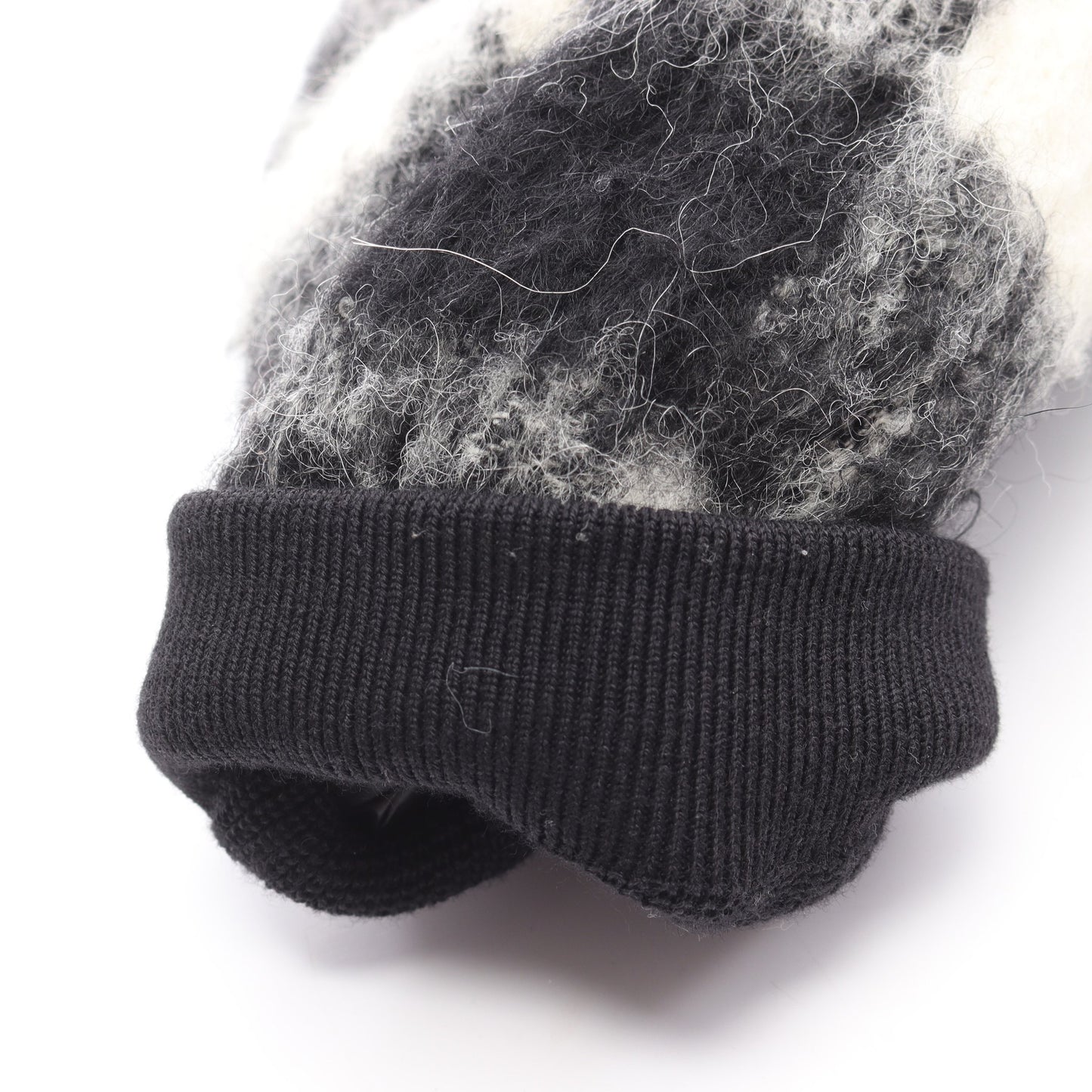 MONCLER GENIUS 7 FRAGMENT HIROSHI FUJIWARA LICH ダウンジャケット アルパカ ウール ブラック ホワイト モンクレール アウター MONCLER