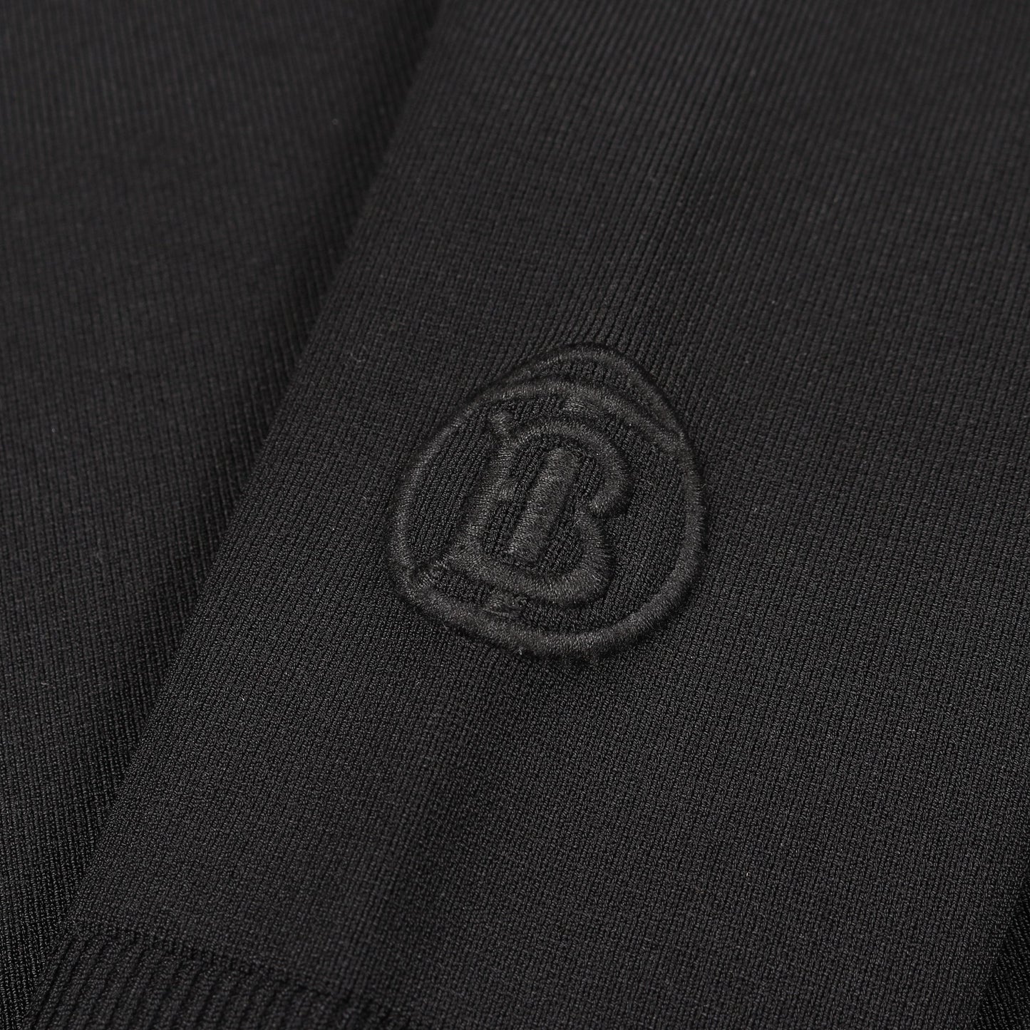 ニットワンピース ロゴ刺繍 ナイロン ブラック バーバリー ワンピース BURBERRY