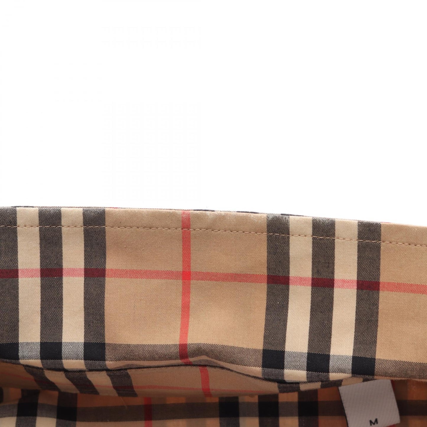 ノバチェック シャツ 長袖 コットン ベージュ マルチカラー バーバリー トップス BURBERRY