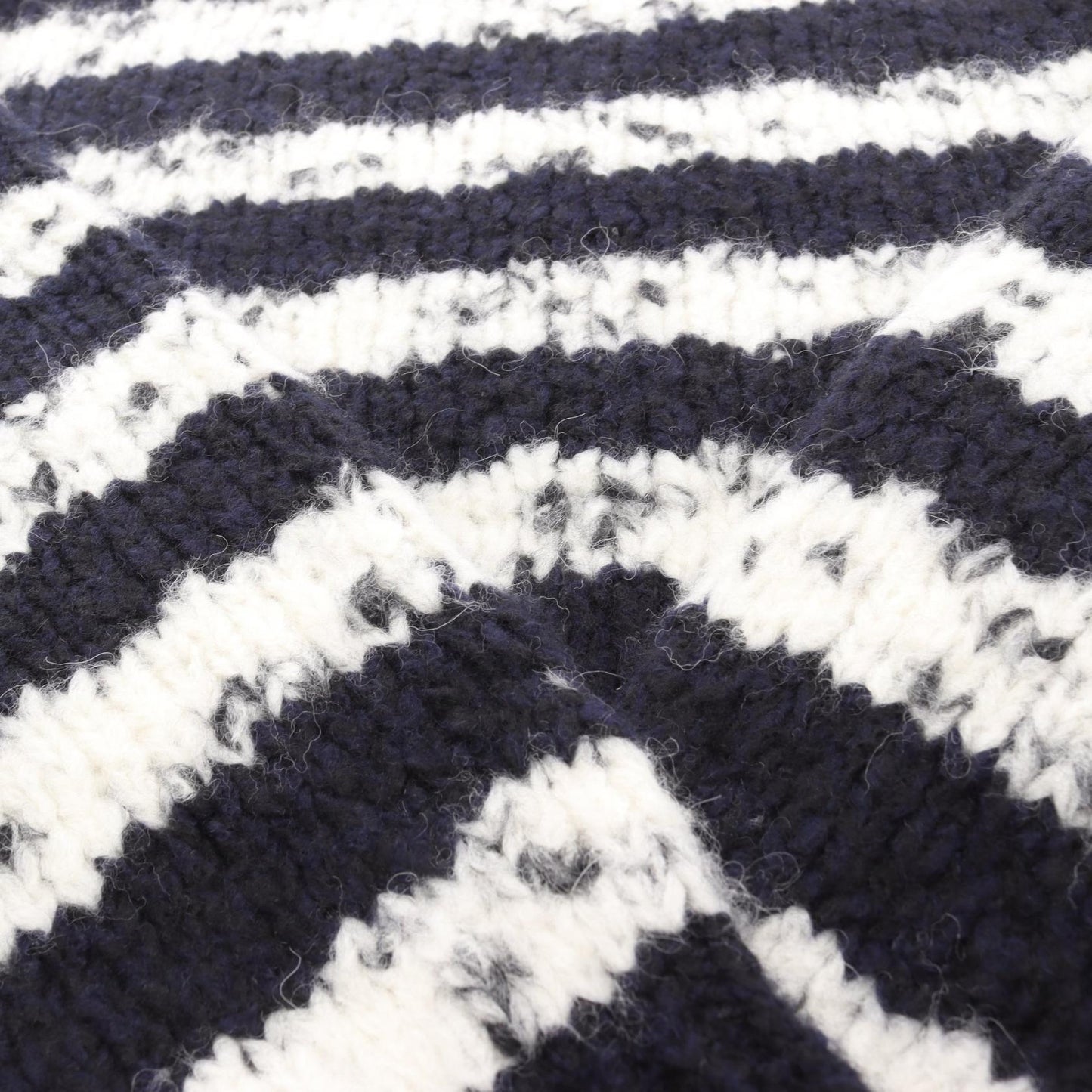 ココマークボタン ニット ボーダー カシミヤ ウール ネイビー ホワイト シャネル トップス CHANEL