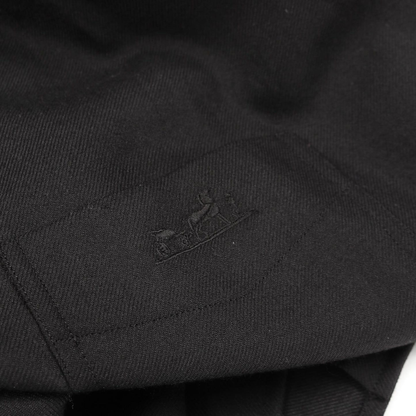 シャツワンピース ウール ブラック エルメス ワンピース HERMES
