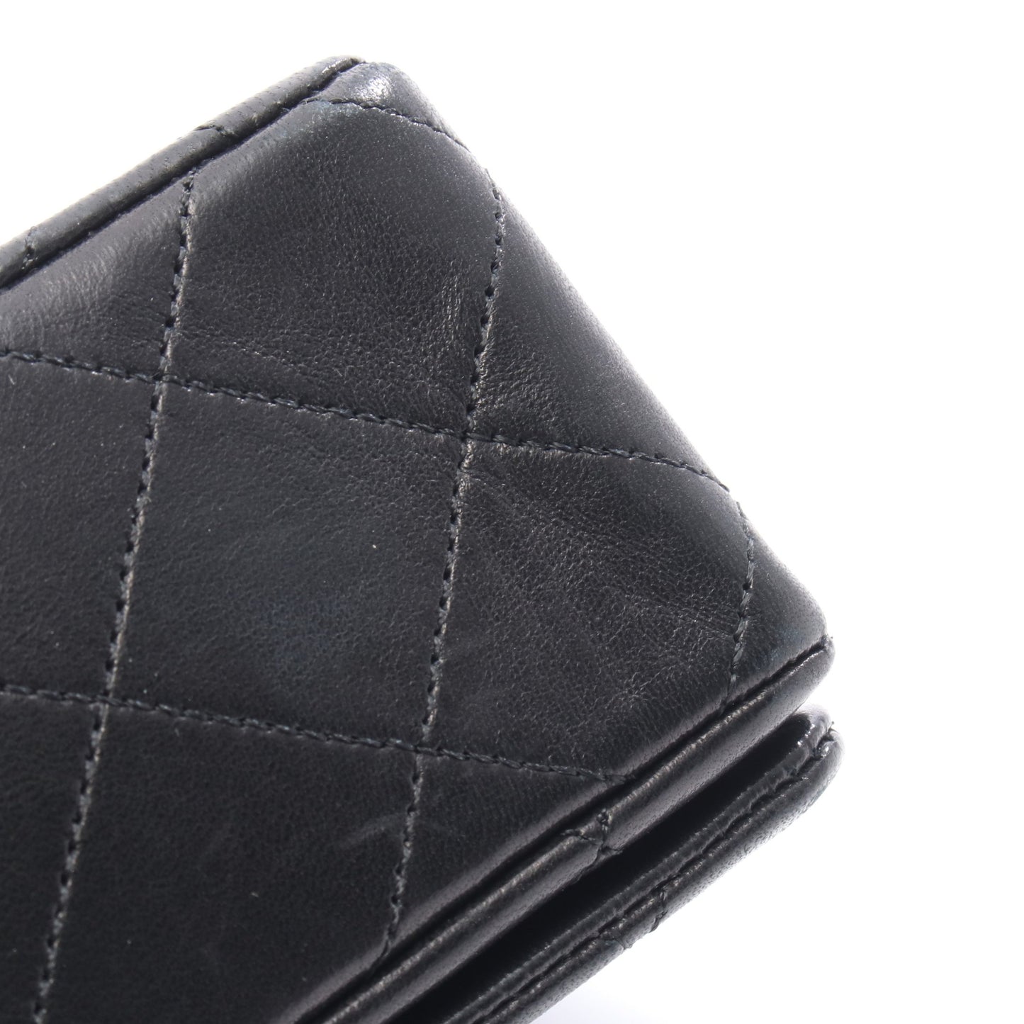 ミニマトラッセ フルフラップ チェーンショルダーバッグ ラムスキン ブラック ゴールド金具 シャネル バッグ CHANEL