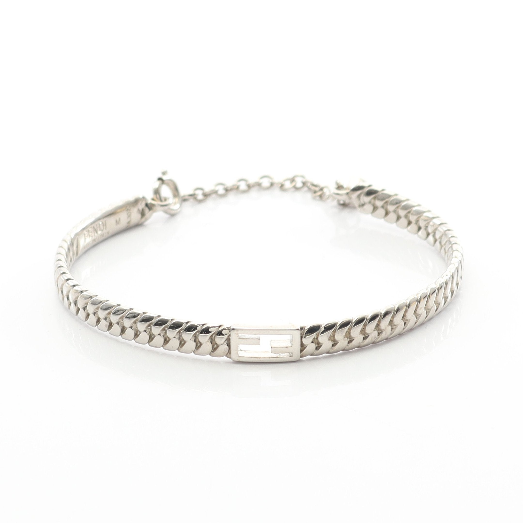 バケット ブレスレット シルバー フェンディ – RECLO