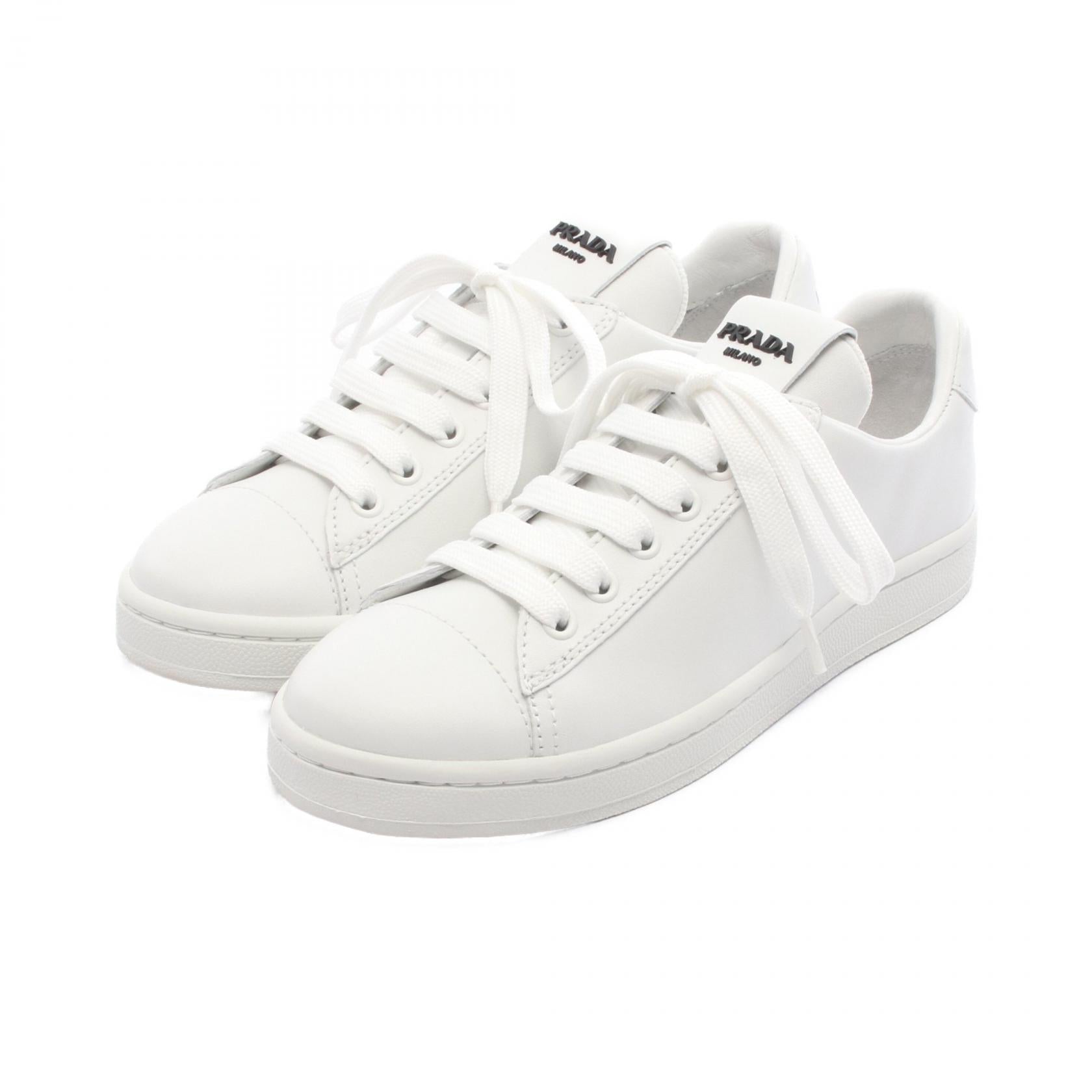スニーカー レザー ホワイト プラダ – RECLO