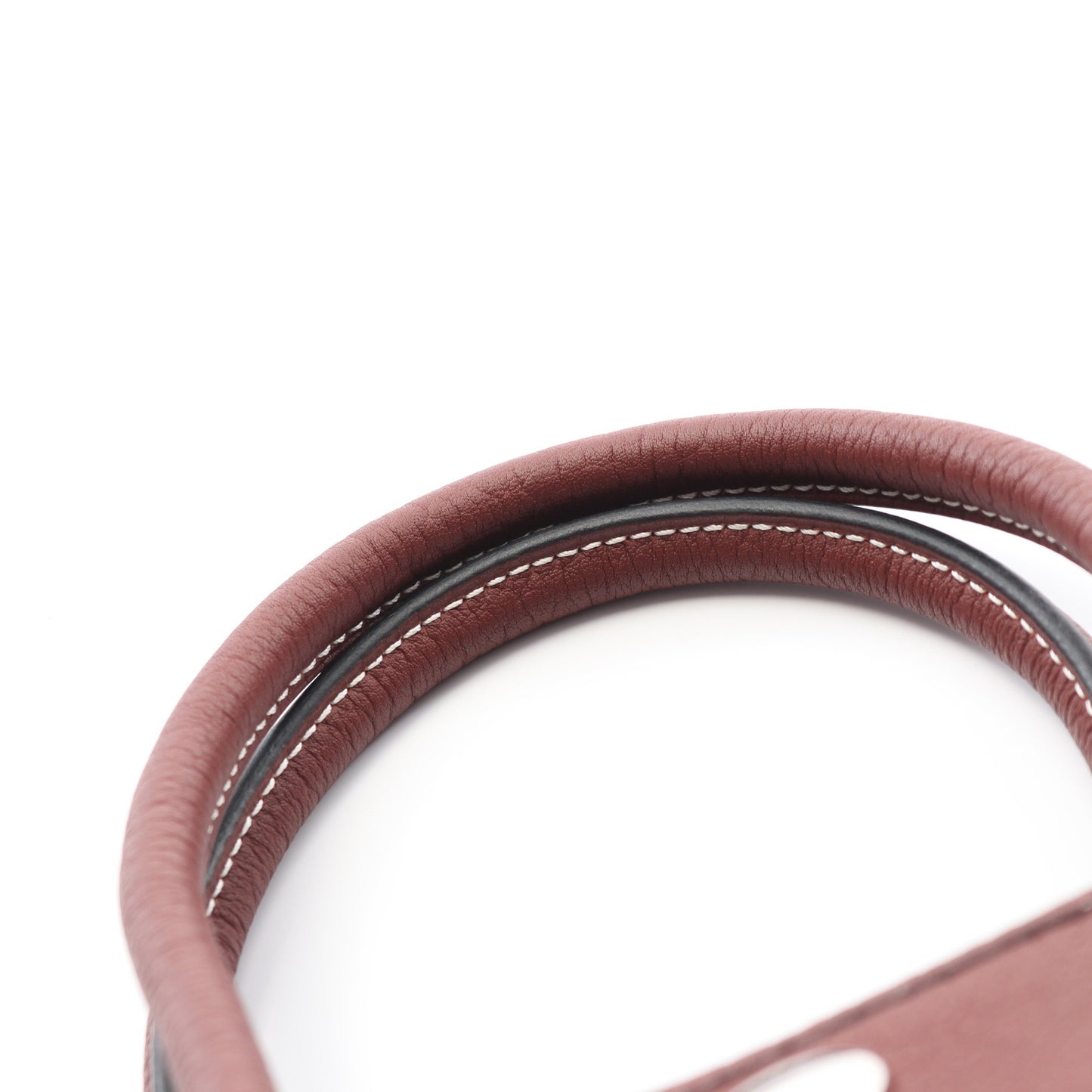 ネオガーデン23 ルージュアッシュ ハンドバッグ ネゴンダ ボルドー シルバー金具 W刻印 エルメス バッグ HERMES