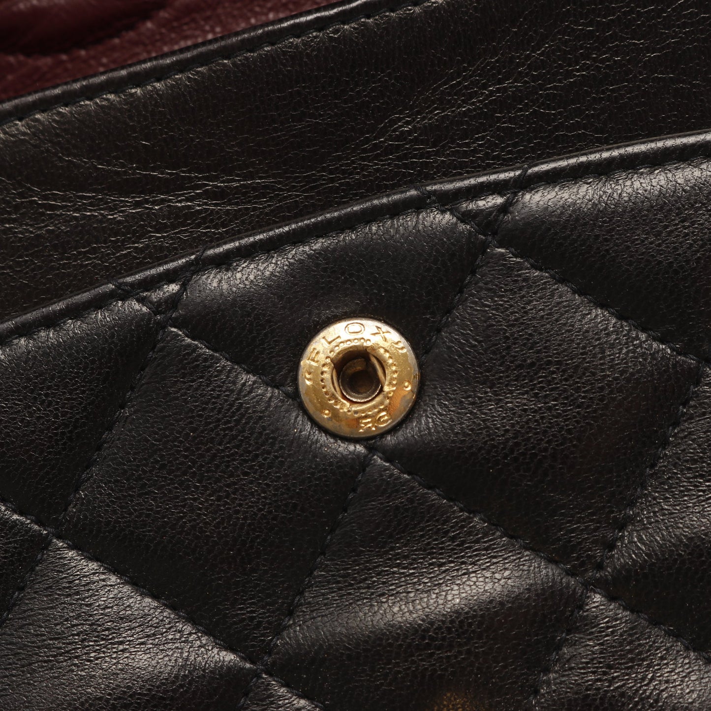 マトラッセ Wフラップ Wチェーンショルダーバッグ ラムスキン ブラック ゴールド金具 シャネル バッグ CHANEL
