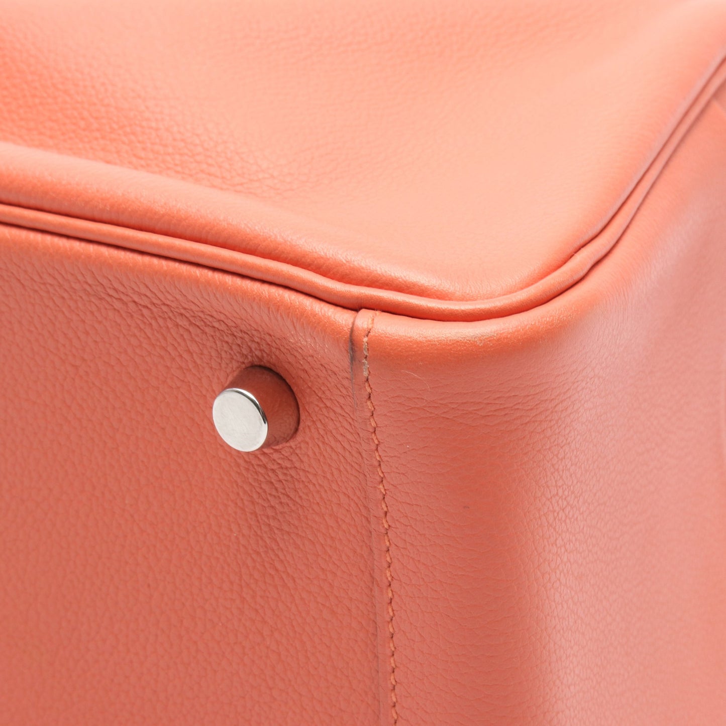 リンディ26 ショルダーバッグ エバーカラー コーラルピンク シルバー金具 □R刻印 エルメス バッグ HERMES
