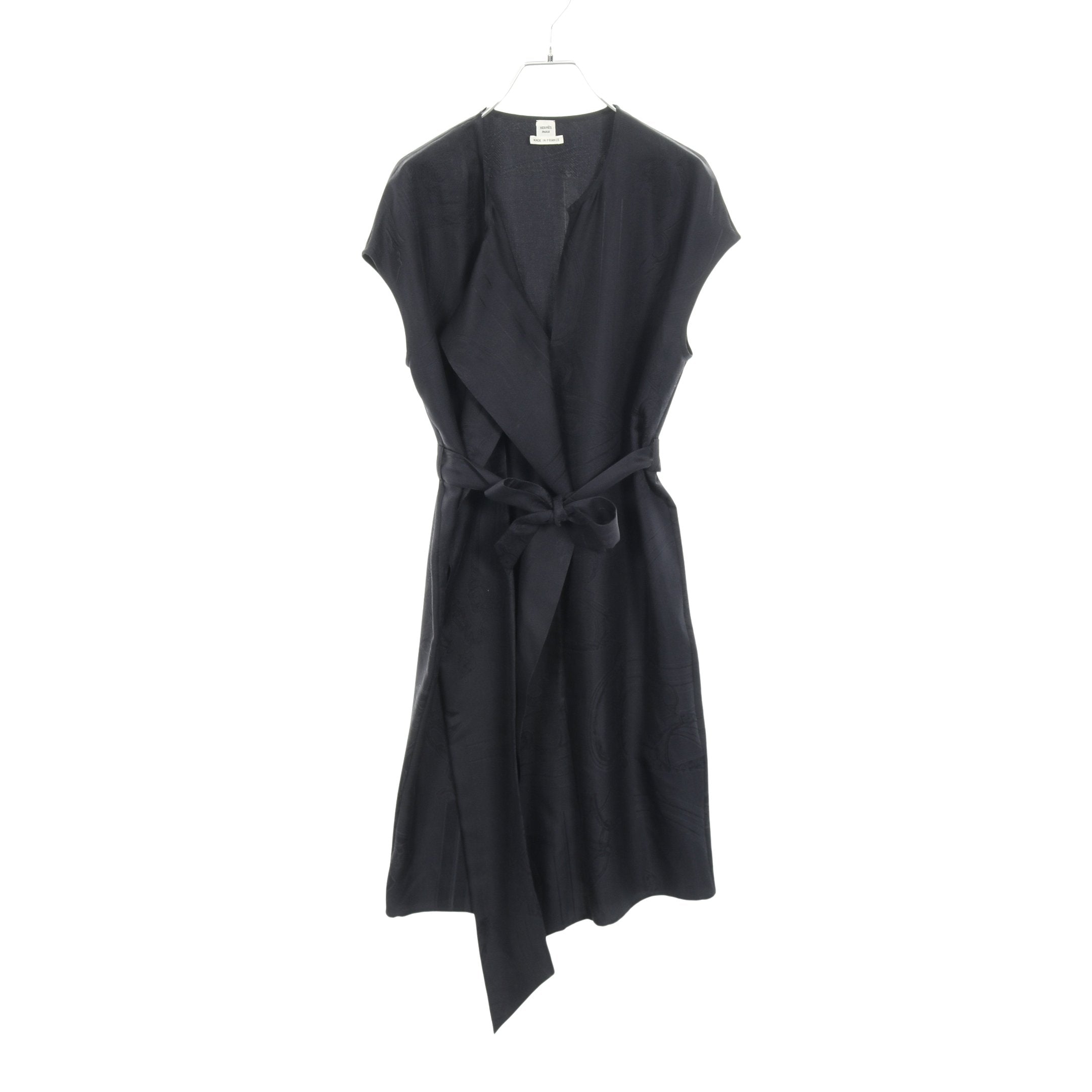 極美品❢エルメス　HERMES　ノースリーブ カットソーワンピース HERMES エルメス エケストルディール ワンピース ノースリーブ