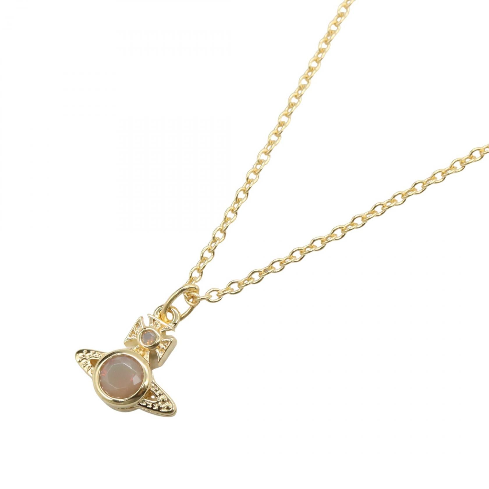 ヴィヴィアンウエストウッド】ロゴオーブ ロングネックレス