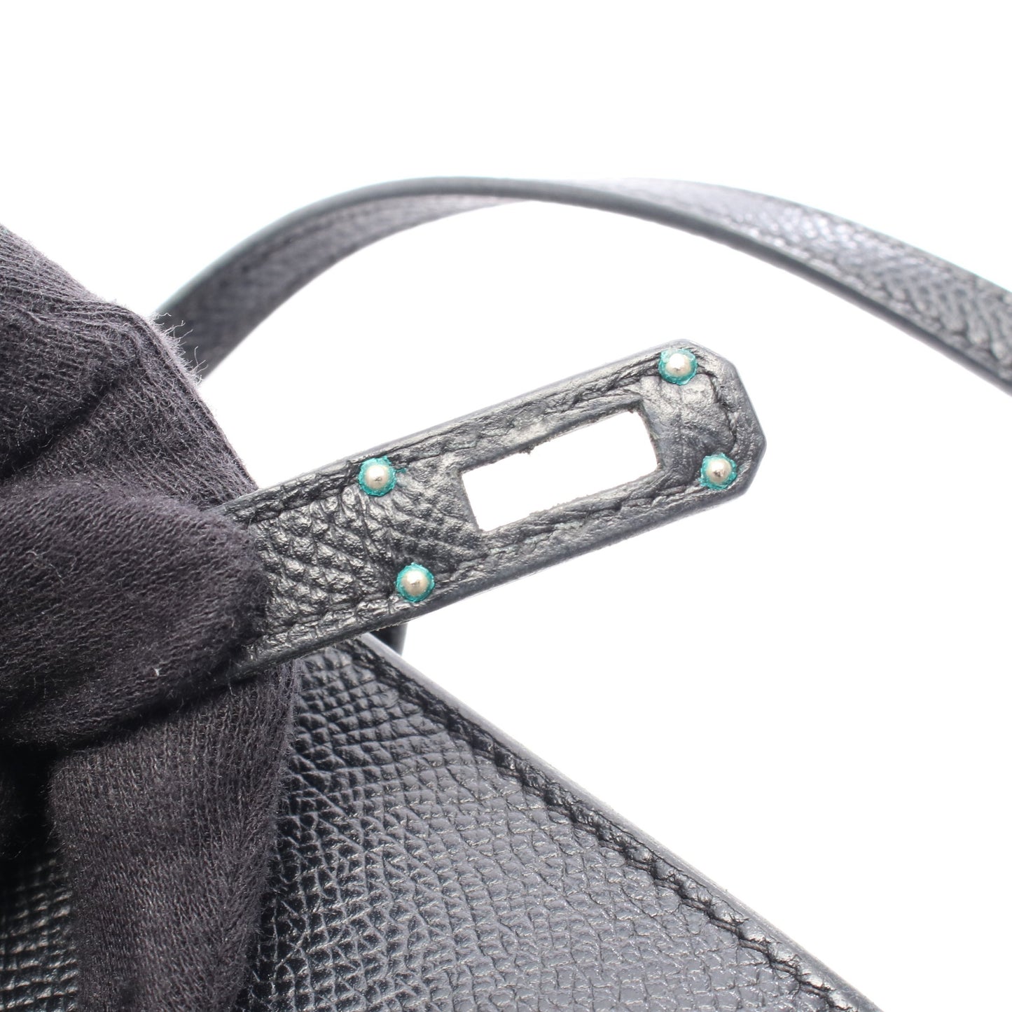 ケリートゥーゴー ショルダーウォレット ヴォーエプソン ブラック シルバー金具 U刻印 エルメス バッグ HERMES