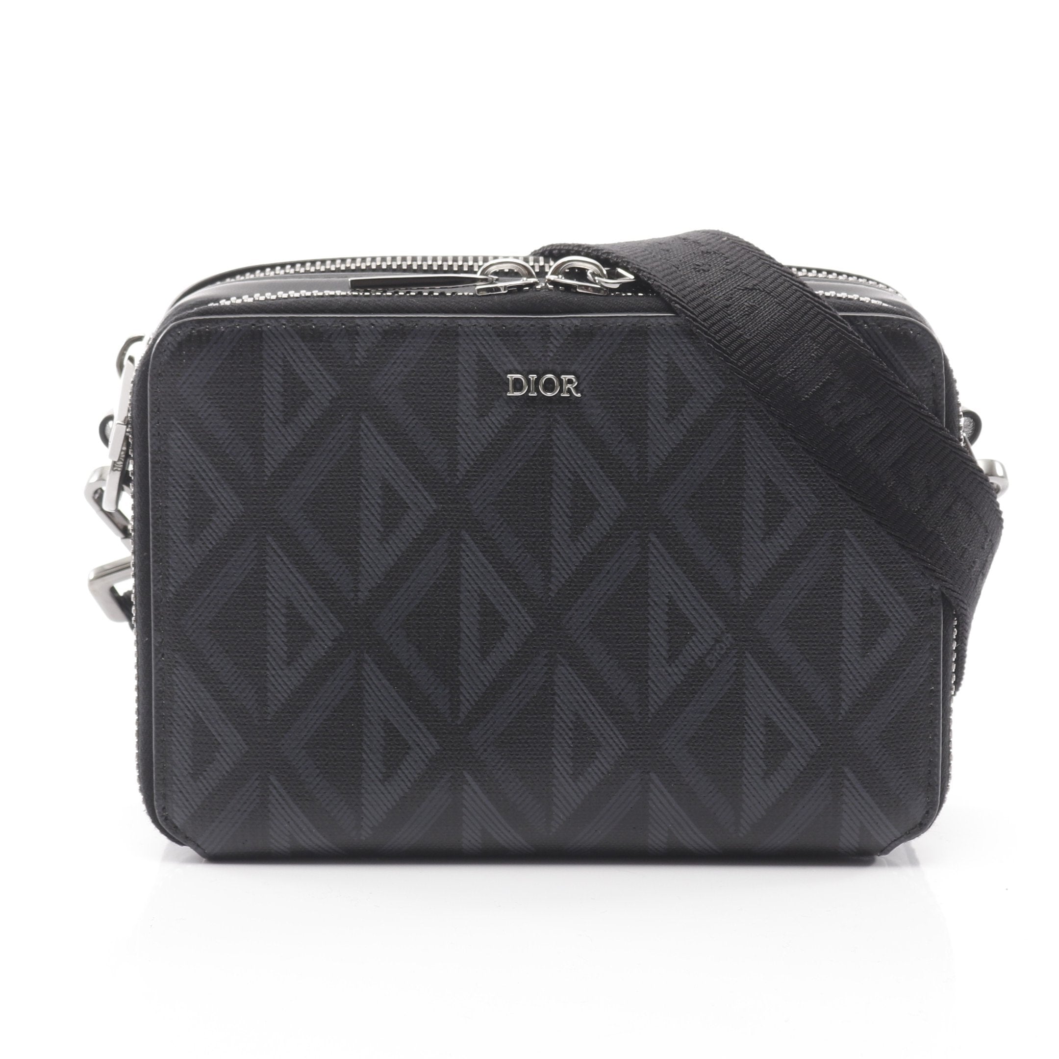 CDダイヤモンド メッセンジャー ポーチ ショルダーバッグ PVC レザー