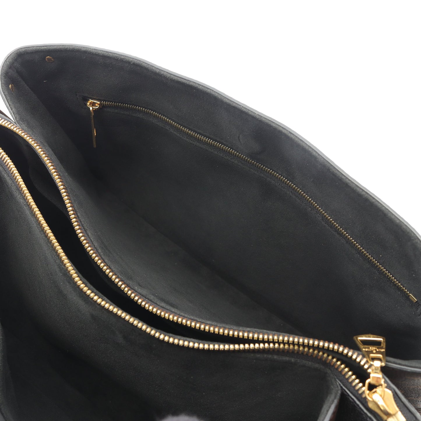 スフロ NV MM モノグラム ノワール ハンドバッグ PVC レザー ブラウン ブラック 2WAY ルイヴィトン バッグ LOUIS VUITTON