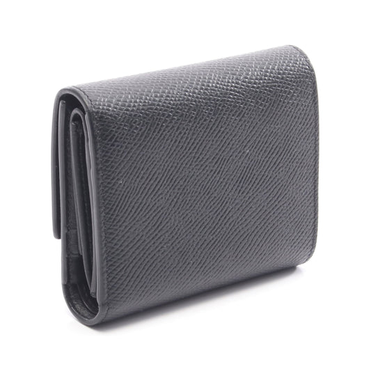 スモール トリフォールドウォレット 三つ折り財布 レザー ブラック セリーヌ 財布・小物 CELINE