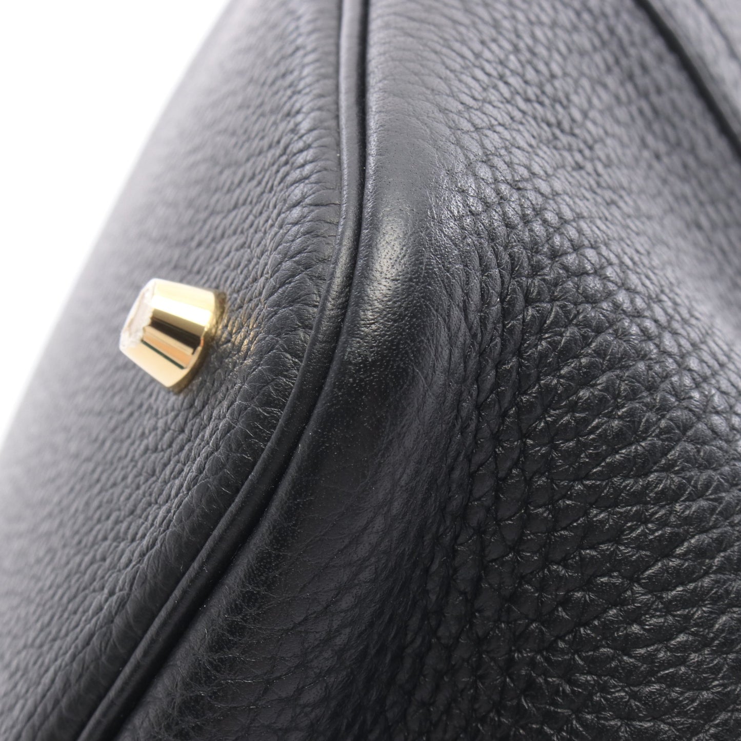 ピコタンロックMM ハンドバッグ トリヨンクレマンス ブラック ゴールド金具 Y刻印 エルメス バッグ HERMES