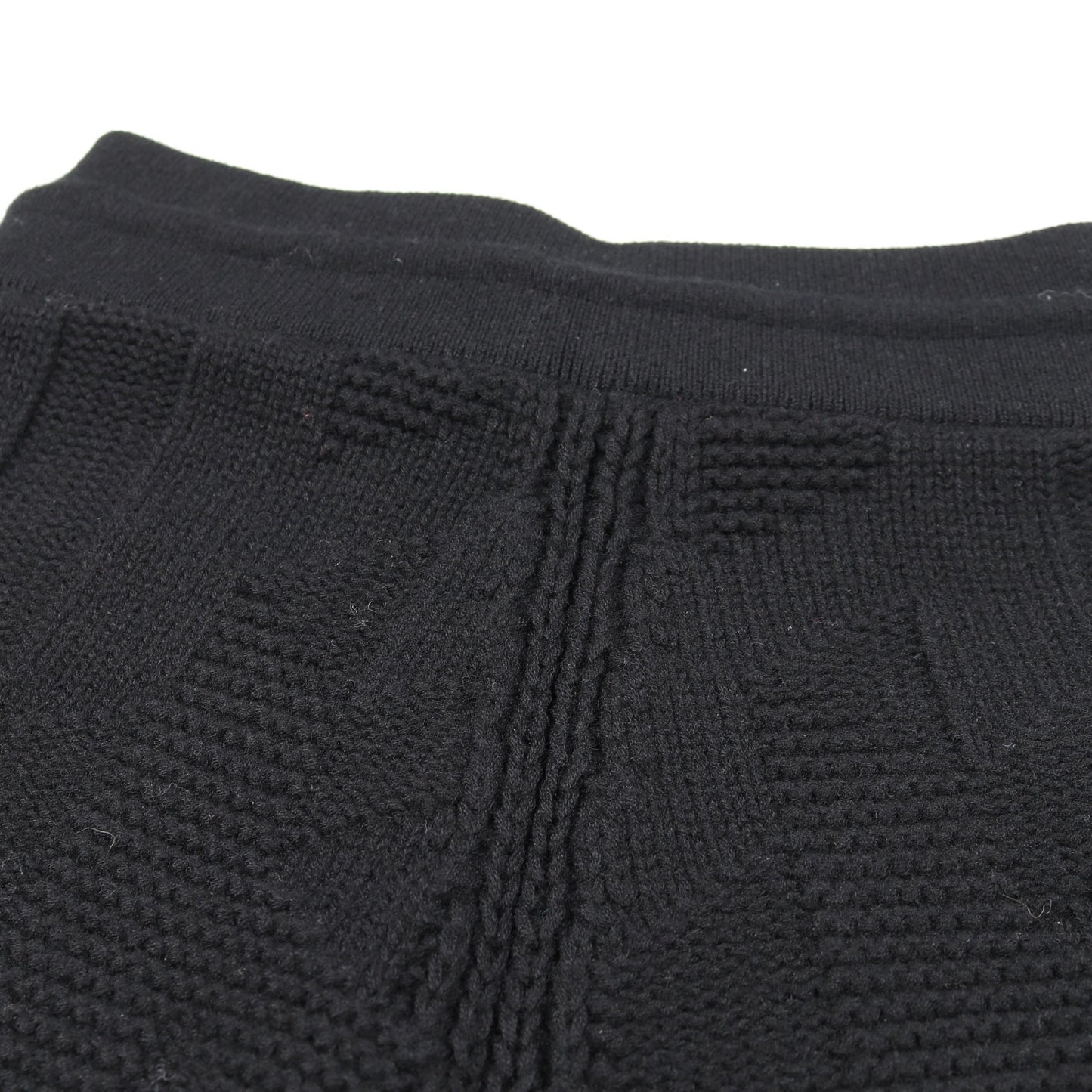 Hモチーフ ハーフ パンツ ウール ブラック エルメス ボトムス HERMES