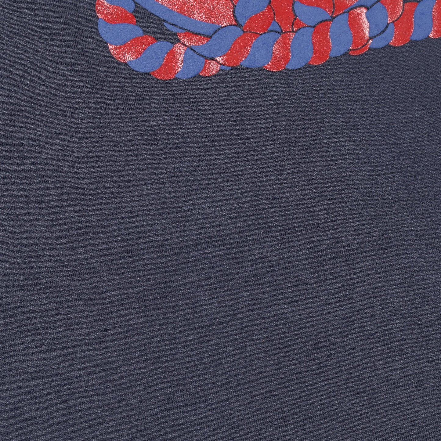 カノエ Tシャツ モックネック 半袖 コットン ネイビー レッド エルメス トップス HERMES