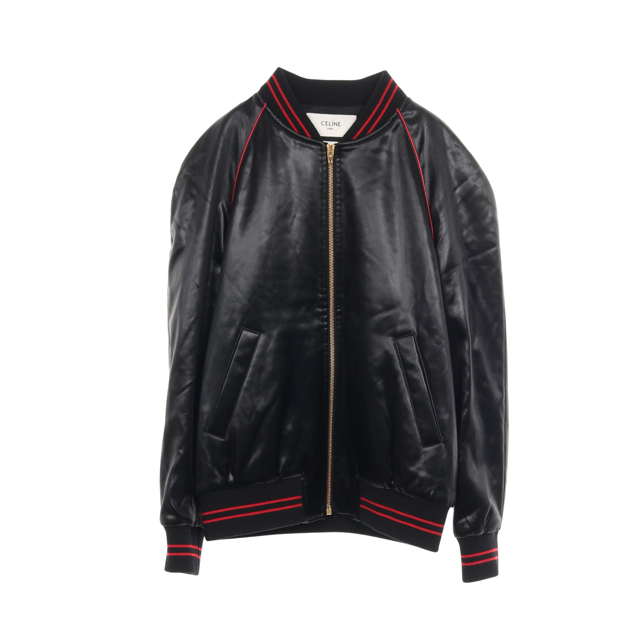 CELINE AT THE WILTERN リキッドサテン テディブルゾン ブルゾン