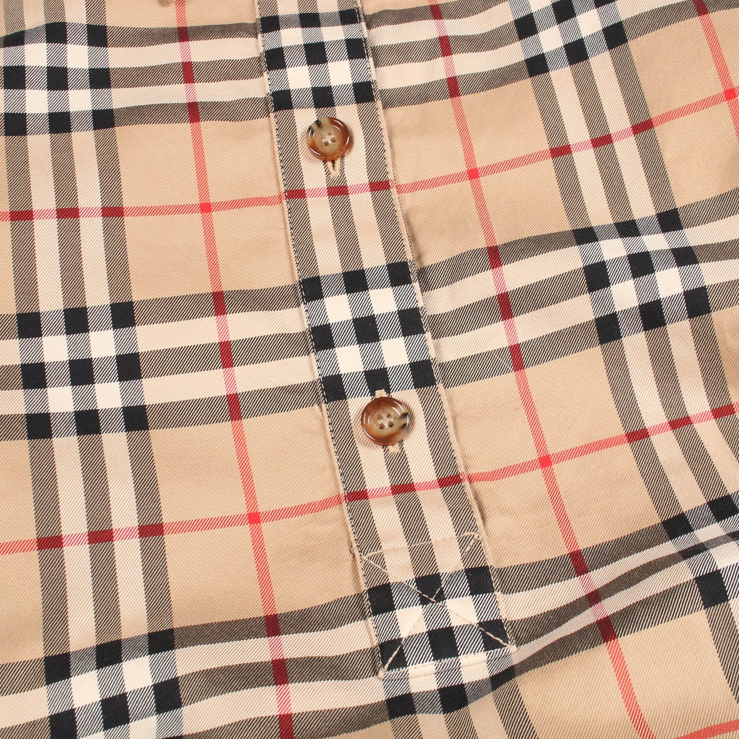 ASTRIDE CHECK SHIRT DRESS チェック シャツワンピース コットン ライトブラウン マルチカラー バーバリー ワンピース BURBERRY