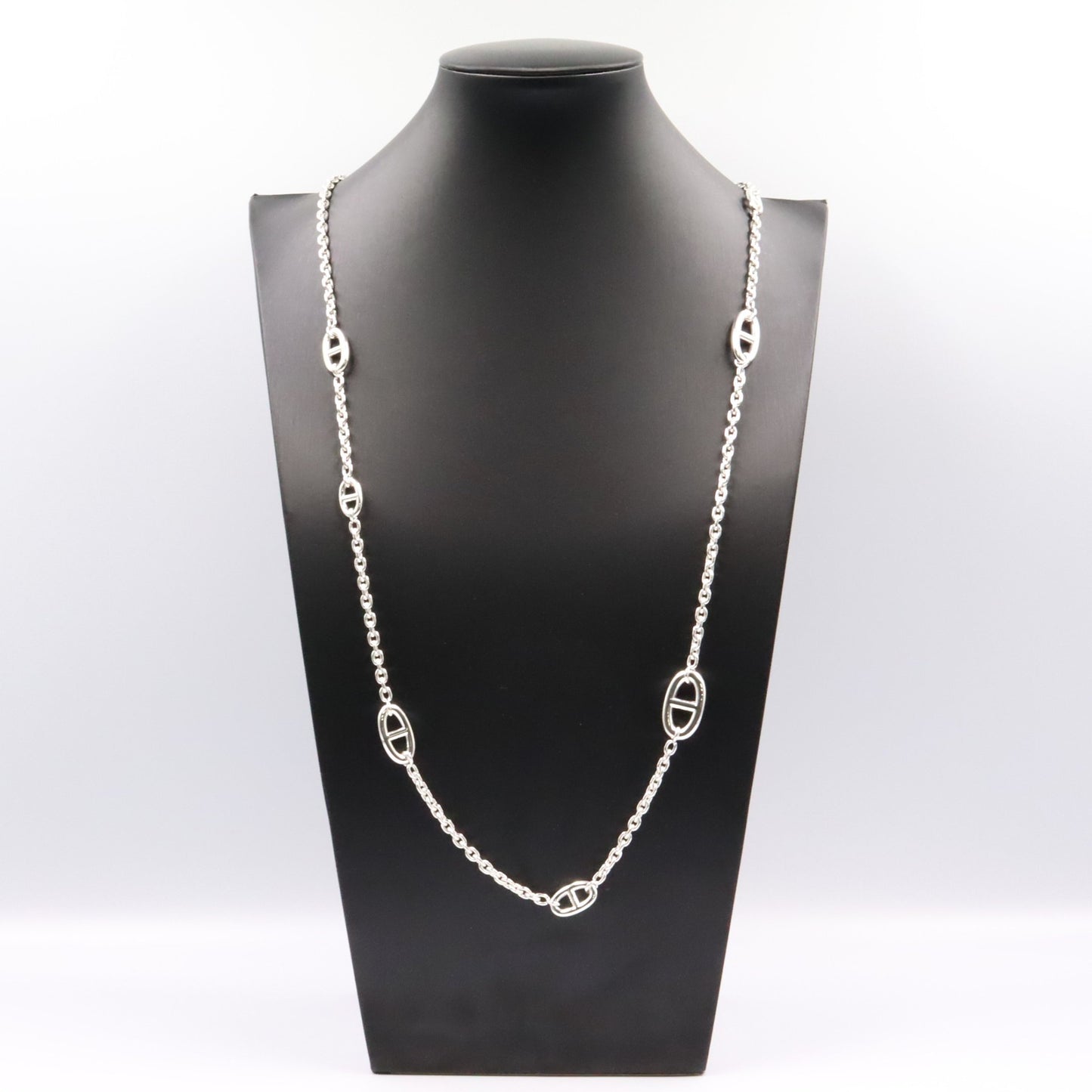 シェーヌダンクルファランドールロングネックレス ネックレス SV925 シルバー エルメス アクセサリー HERMES