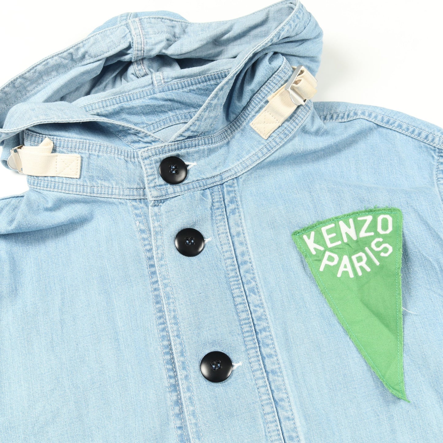 SAILOR DENIM PARKA デニムジャケット コットン ライトブルー ケンゾー アウター KENZO