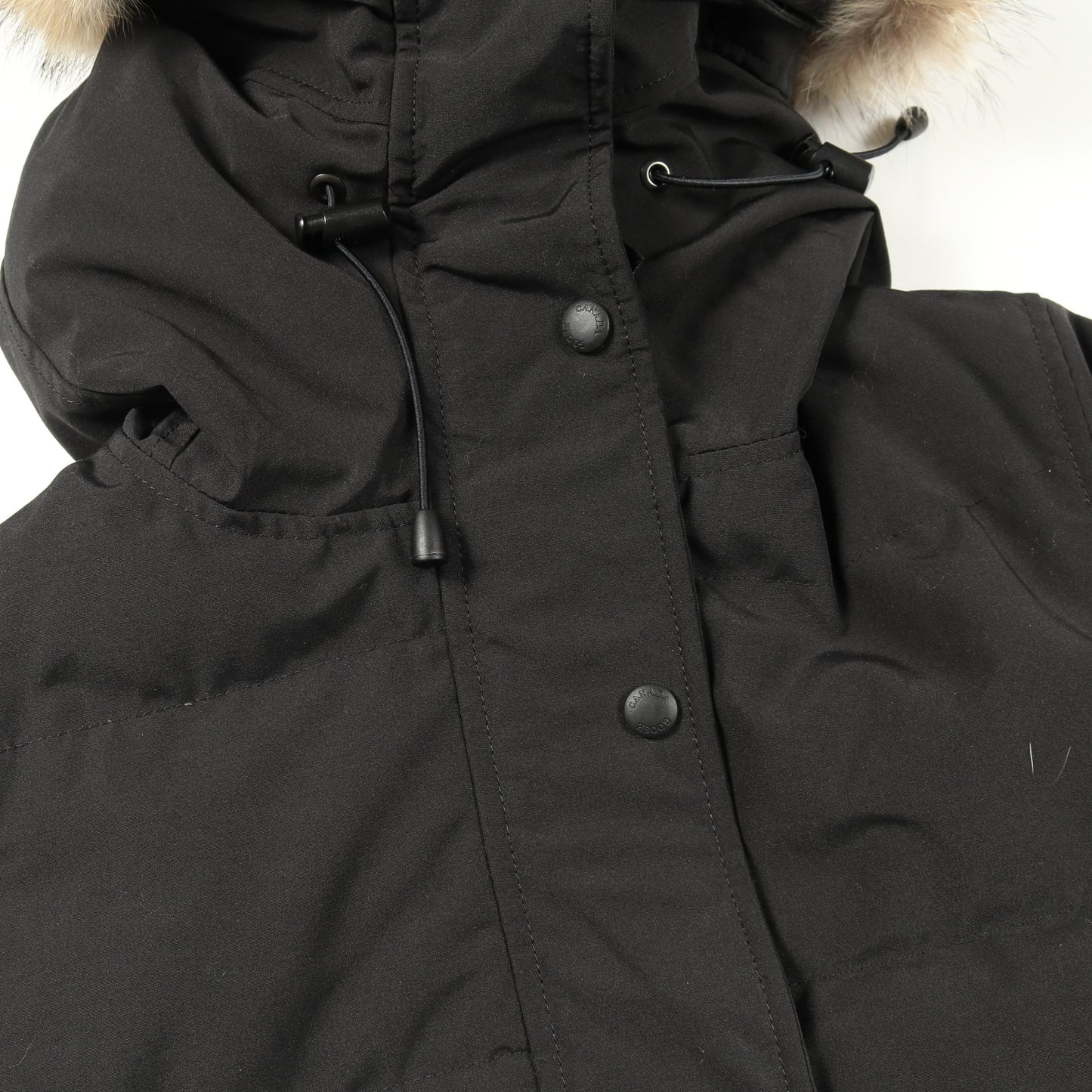 MACKENZIE PARKA マッケンジー パーカ ダウンコート コットン ブラック フード付き カナダグース アウター CANADA GOOSE