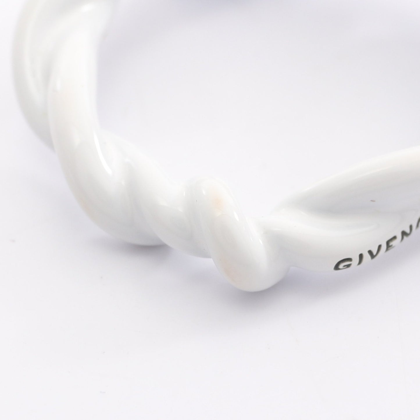 TWISTED RING リング 指輪 真鍮 ラインストーン ホワイト ブルー ジバンシィ アクセサリー GIVENCHY