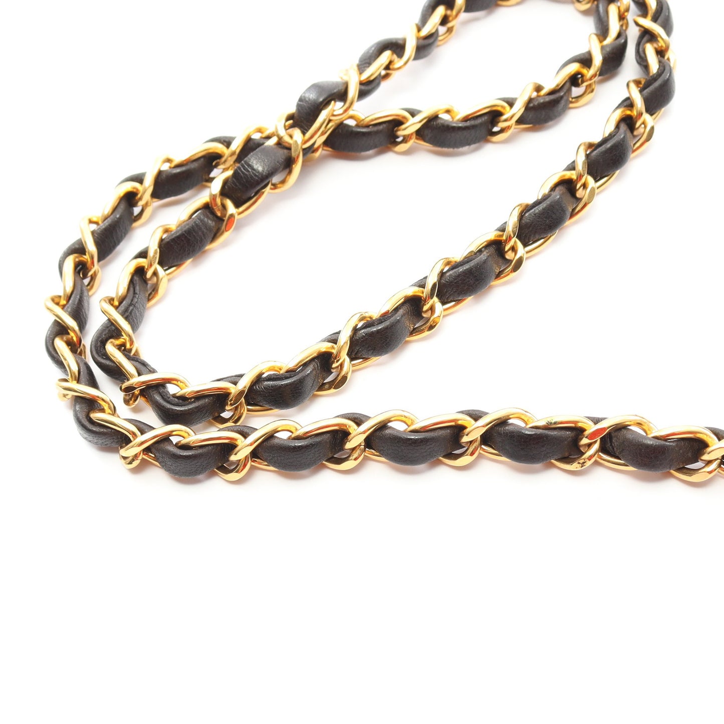 マトラッセ チェーンショルダーバッグ ラムスキン ブラック ゴールド金具 シャネル バッグ CHANEL