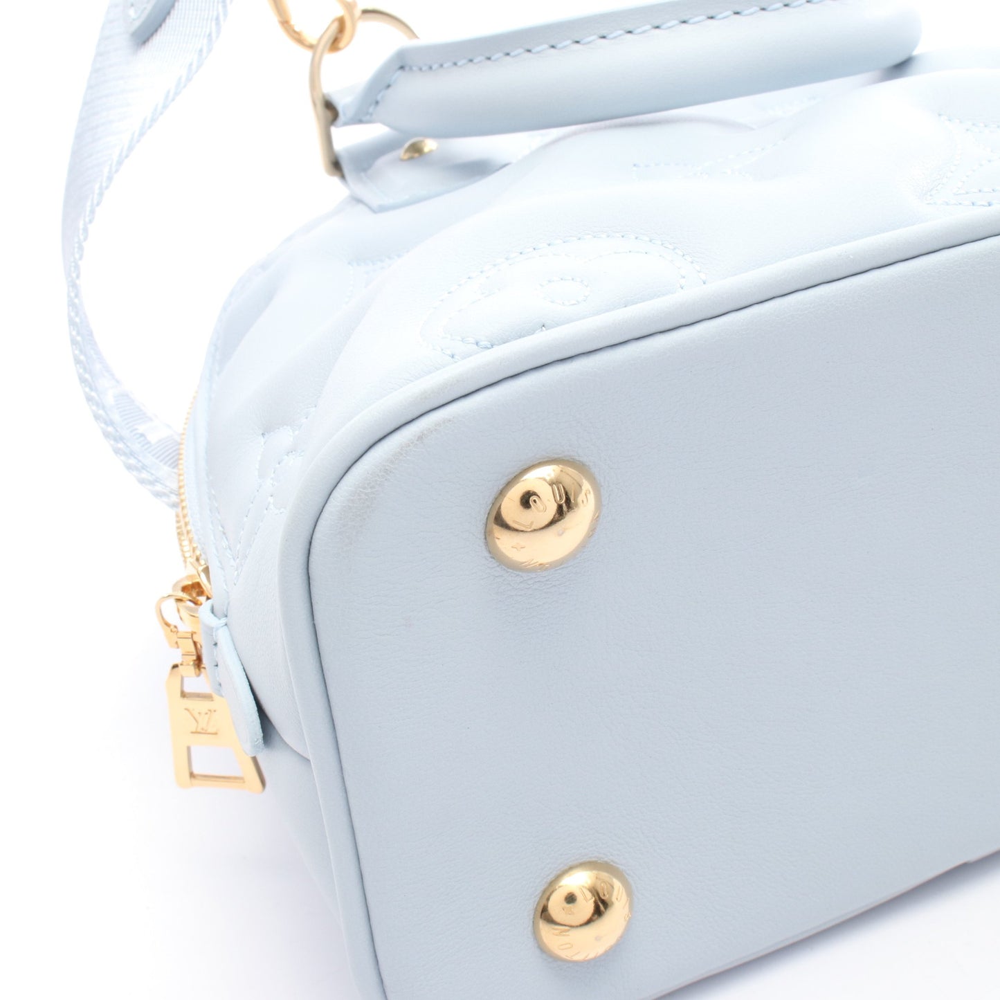 アルマ ソフトBB バブルグラム ブルーグラシエール ハンドバッグ レザー ブルーグレー 2WAY ルイヴィトン バッグ LOUIS VUITTON