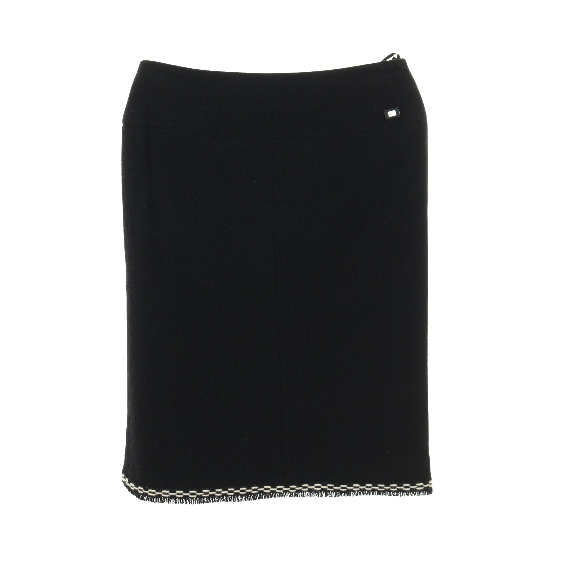 ココマーク ツイード スカート ウール ブラック シャネル – RECLO