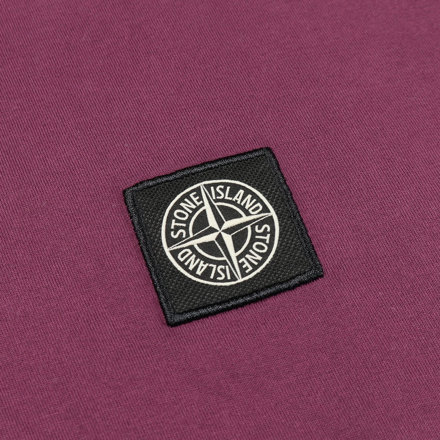 Tシャツ クルーネック 半袖 ロゴ コットン パープル ストーンアイランド トップス Stone Island