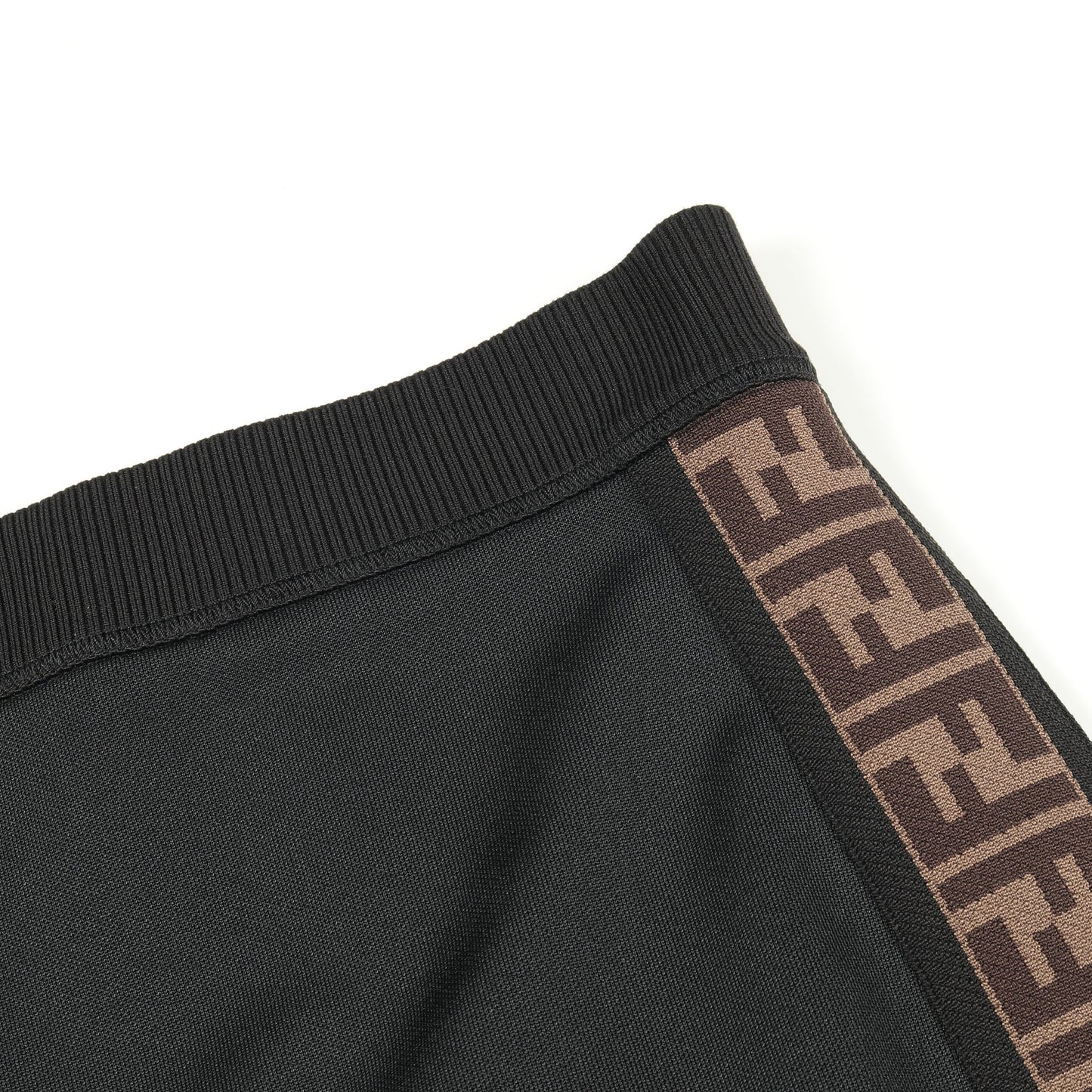 FF柄 スカート ブラック ブラウン フェンディ ボトムス FENDI