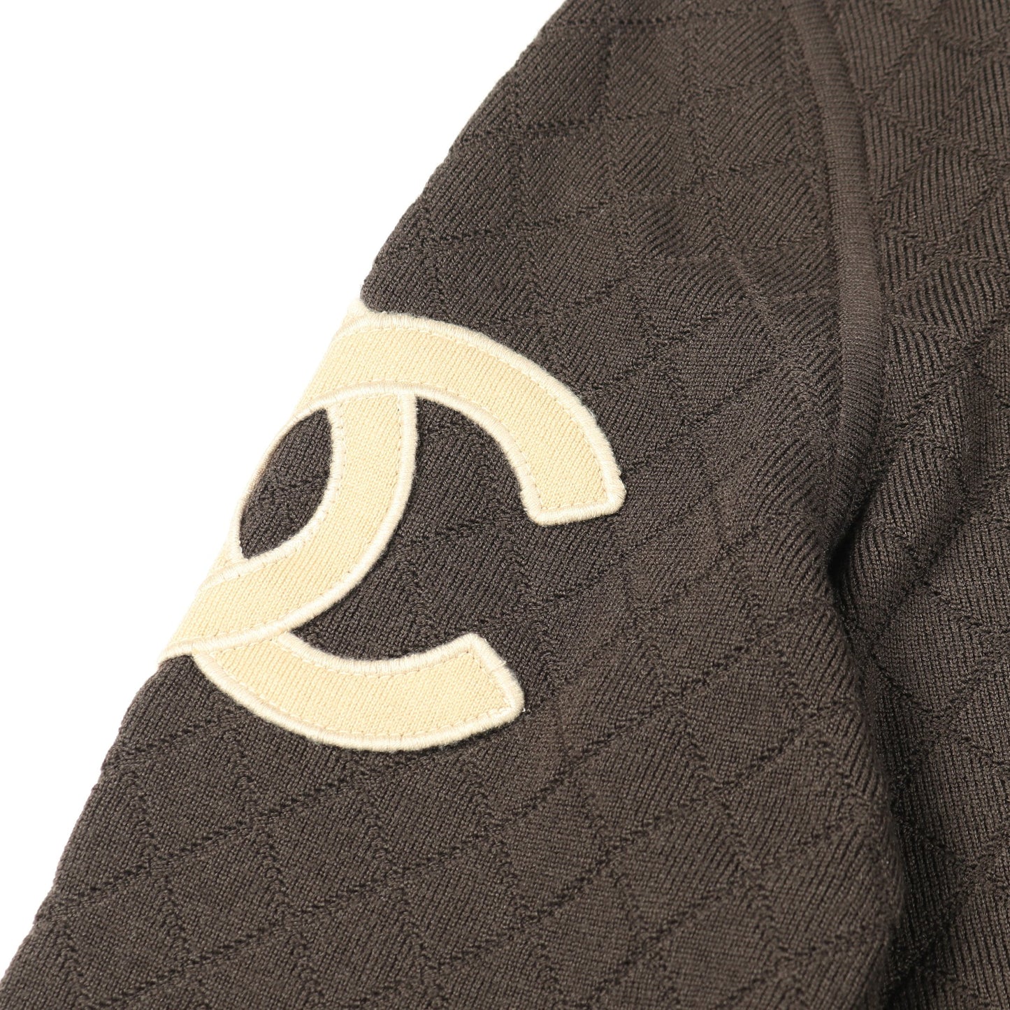 ココマーク ニット ウール ダークブラウン ベージュ シャネル トップス CHANEL