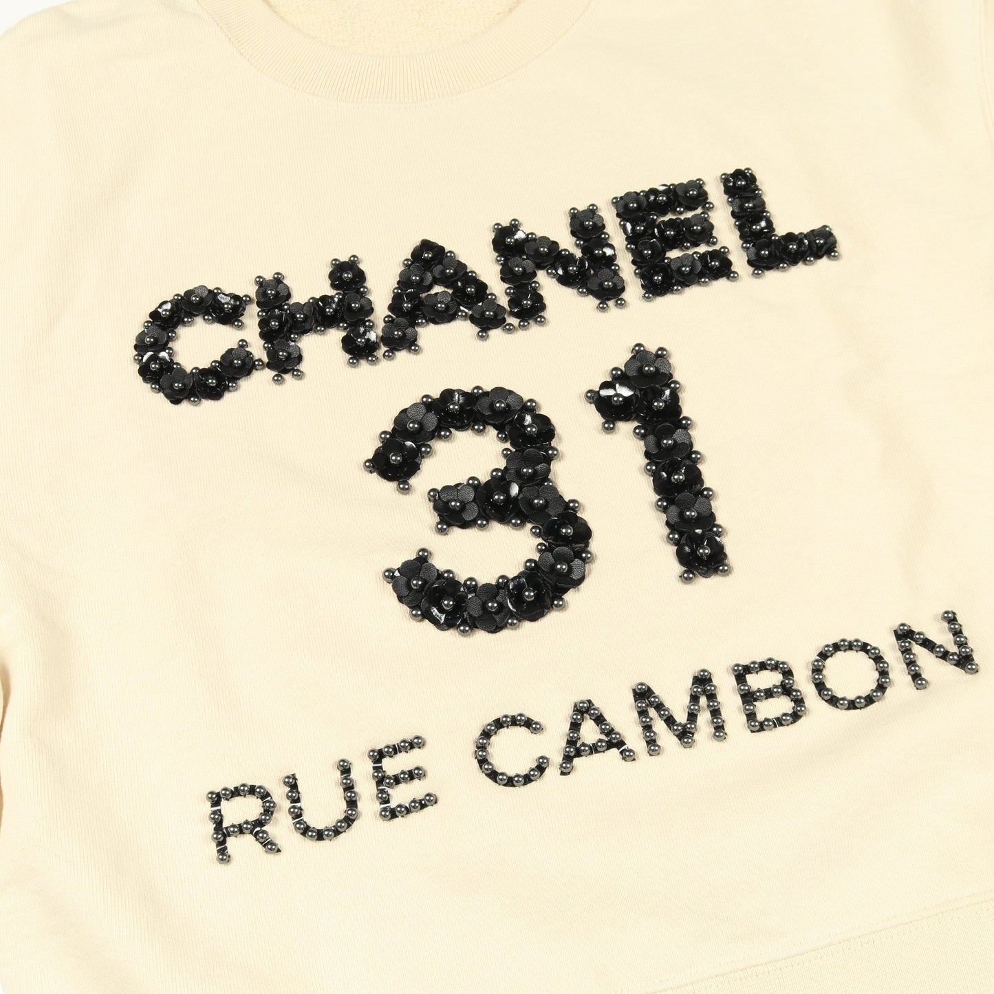 フラワーロゴ プルオーバーパーカー コットン アイボリー シャネル トップス CHANEL