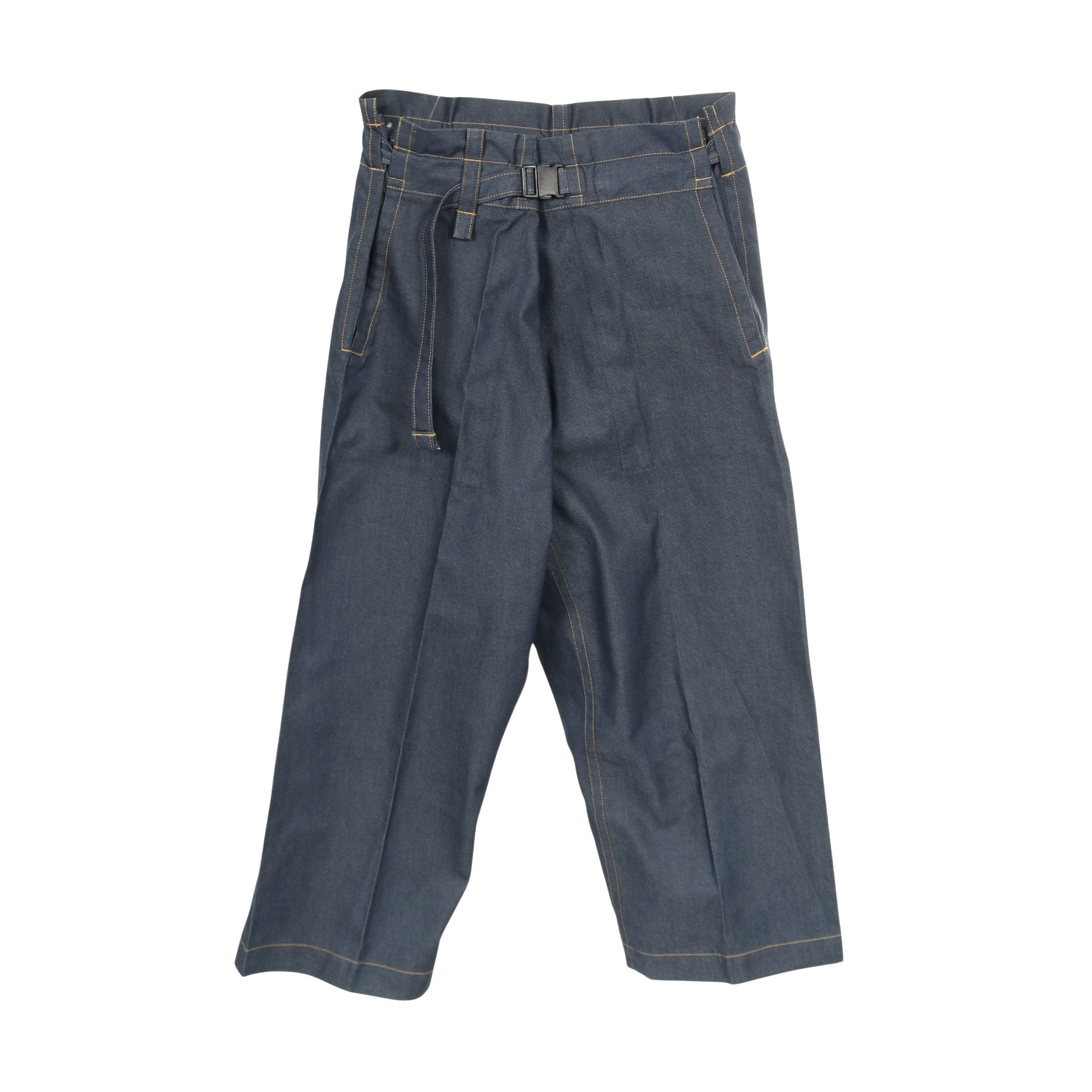 デニムパンツ インディゴブルー ベルト付き ミーイッセイミヤケ – RECLO